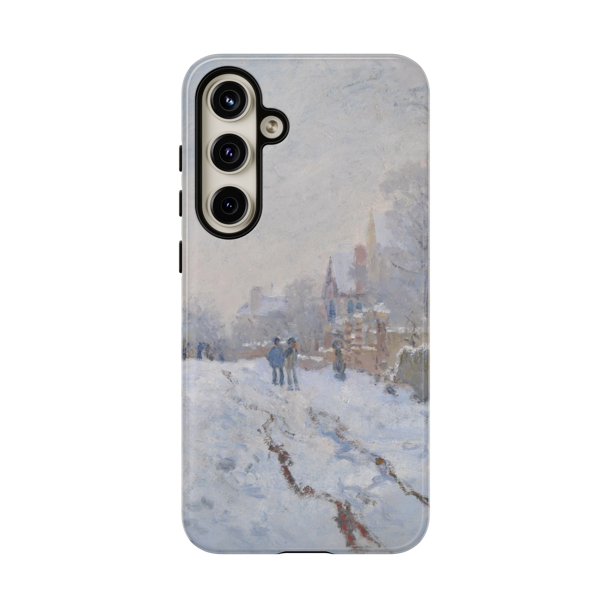 Snow Scene at Argenteuil by Claude Monet - Samsung Tough Case