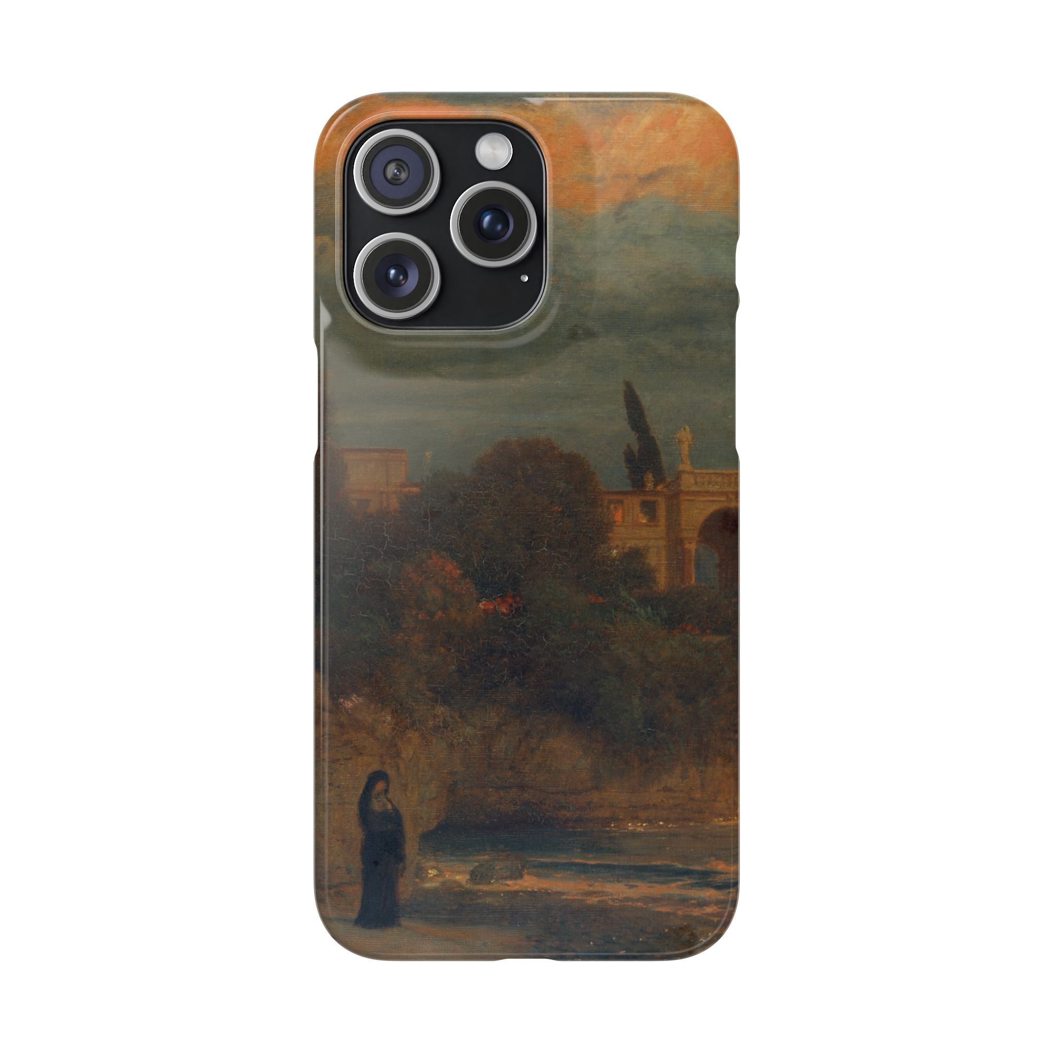 Villa by the Sea by Arnold Böcklin - iPhone Slim Case