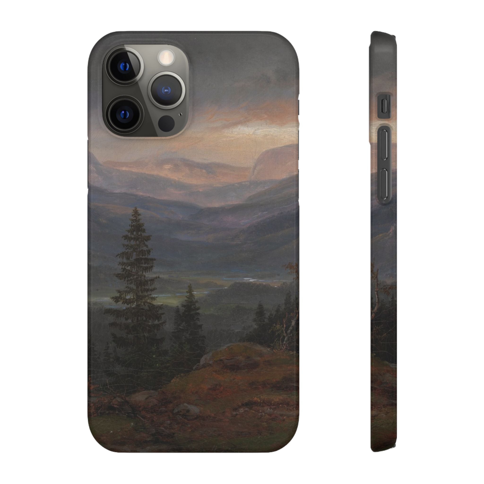 View over Hallingdal by Johan Dahl - iPhone Slim Case