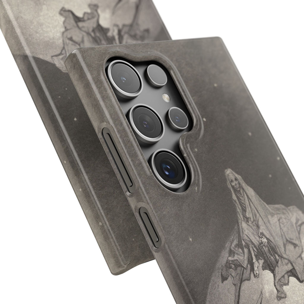 Doubting, dreaming dreams no mortal ever dared to dream before by Gustave Doré - Samsung Slim Case