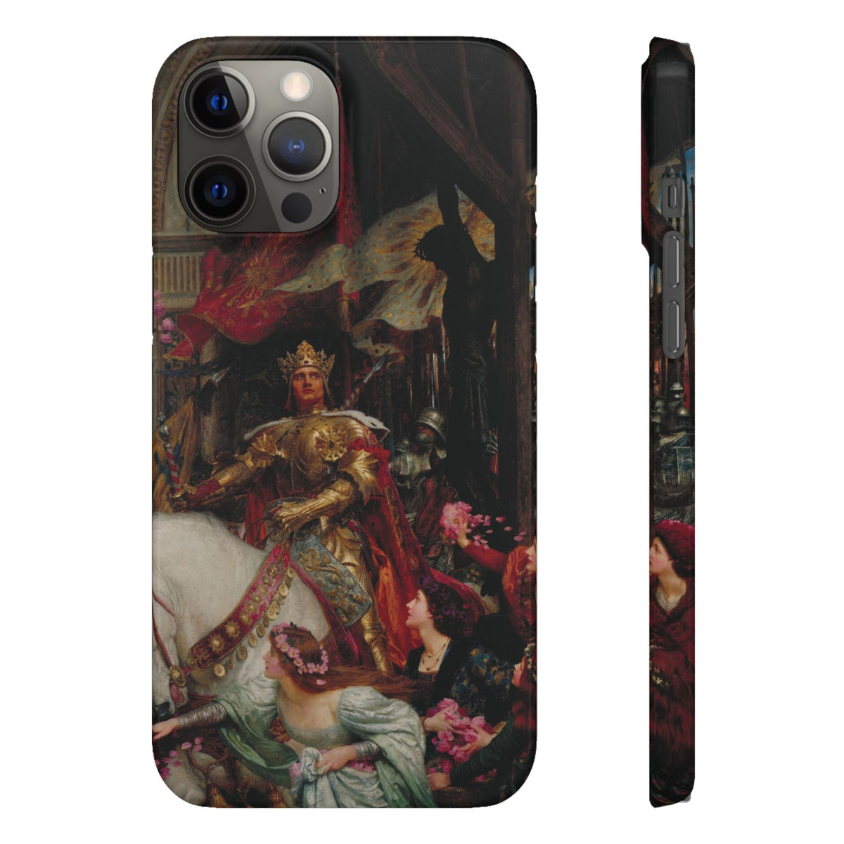 The Two Crowns by Frank Dicksee - iPhone Slim Case