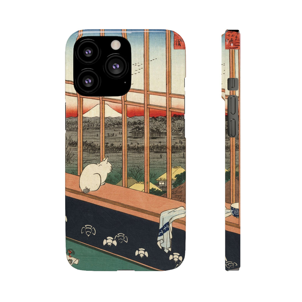 Asakusa Rice Fields and Torinomachi Festival by Utagawa Hiroshige - iPhone Slim Case