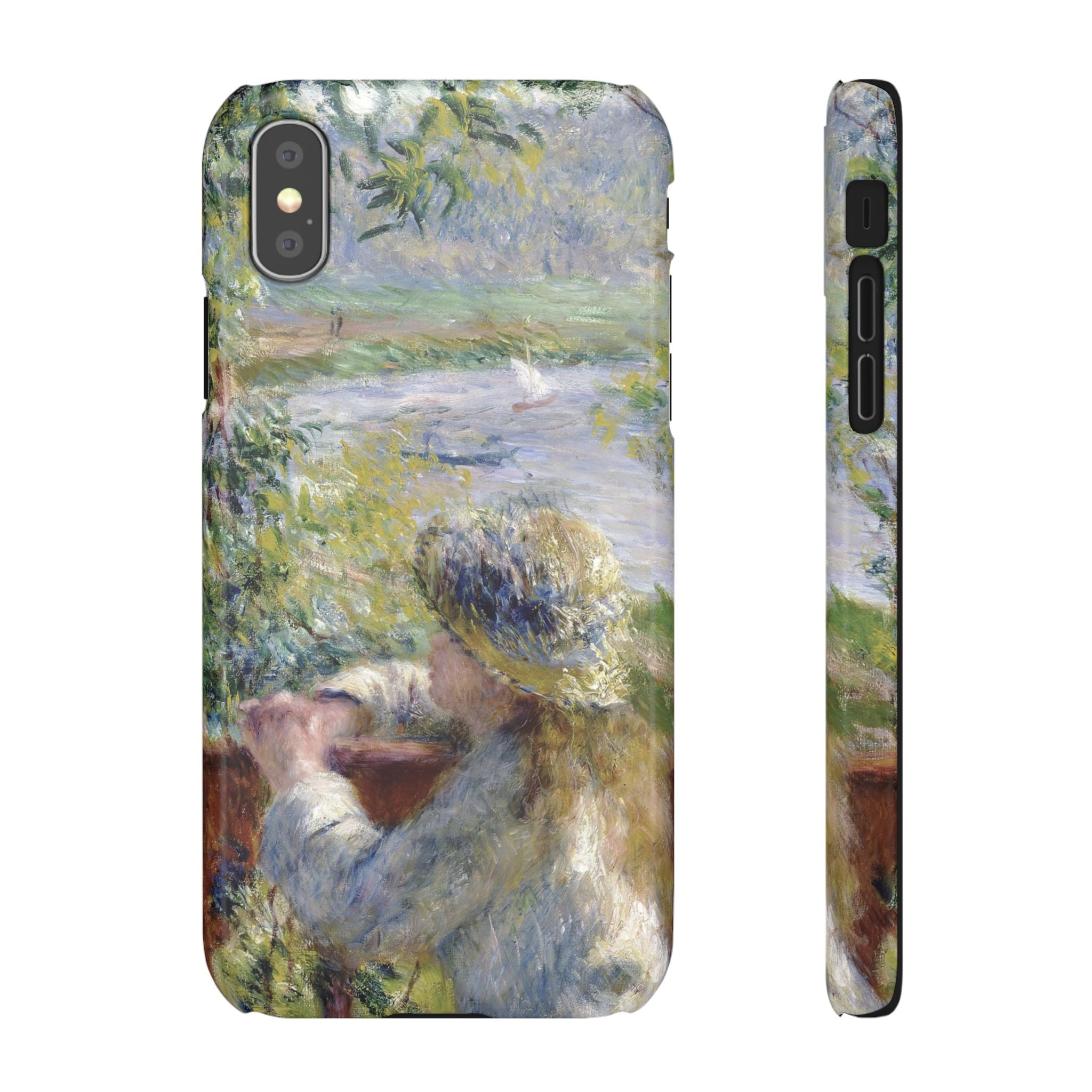By the Water by Pierre Auguste Renoir - iPhone Slim Case