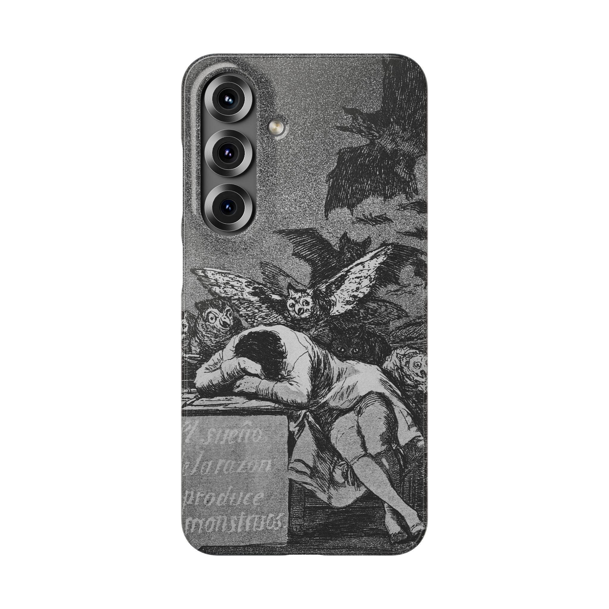 The Sleep of Reason Produces Monsters by Francisco Goya - Samsung Slim Case