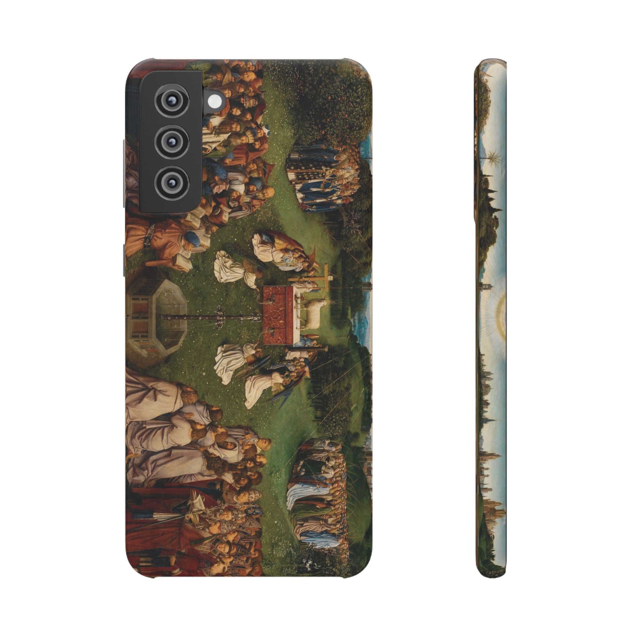 Adoration of the Lamb from the Ghent Altarpiece by Hubert van Eyck - Samsung Slim Case