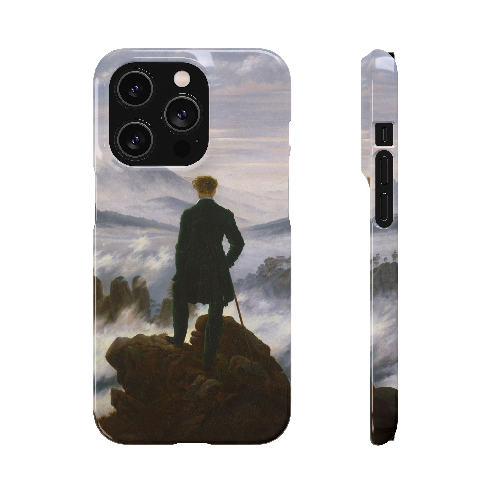 The Wanderer above the Sea of Fog by Caspar David Friedrich - iPhone Slim Case