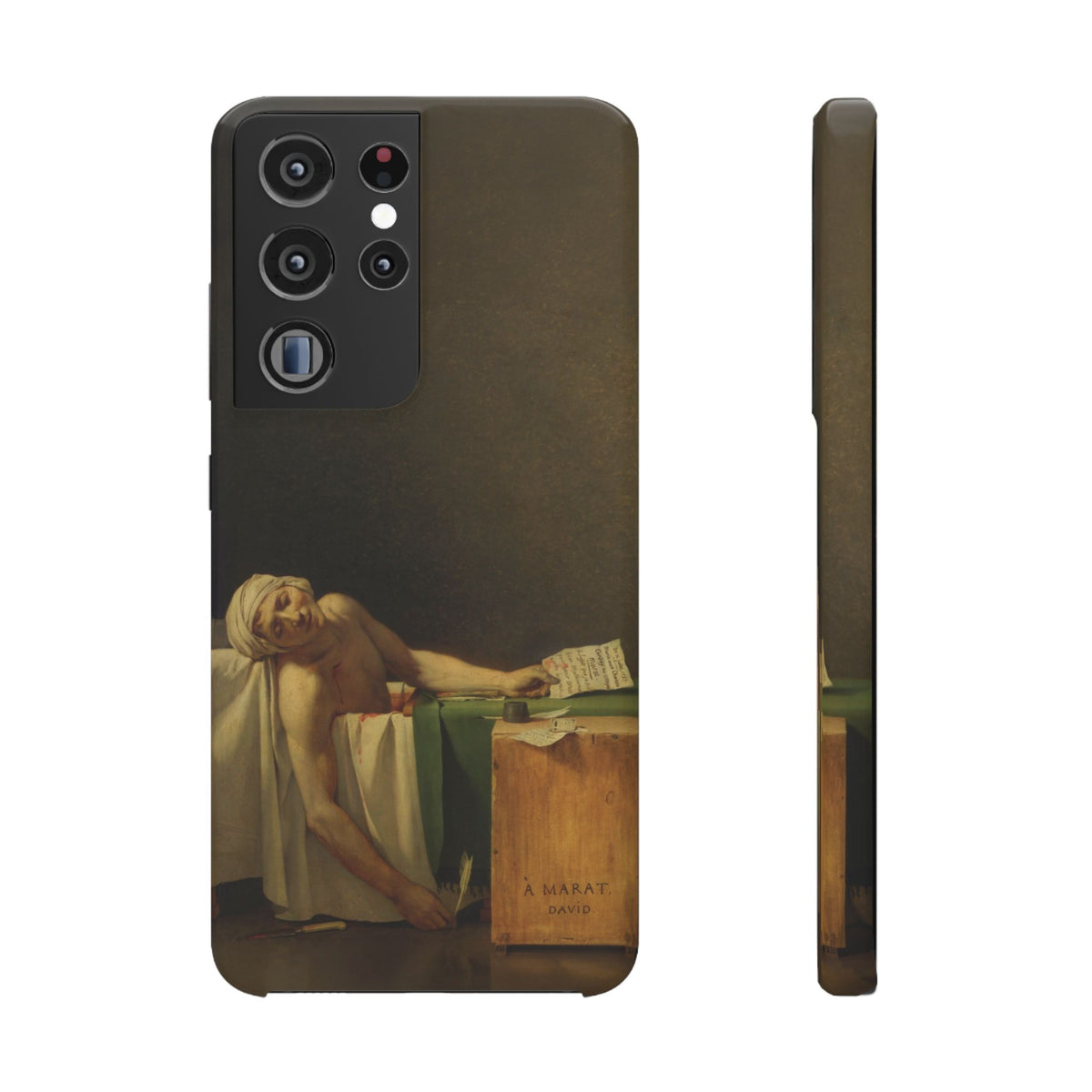 The Death of Marat by Jacques-Louis David - Samsung Slim Case
