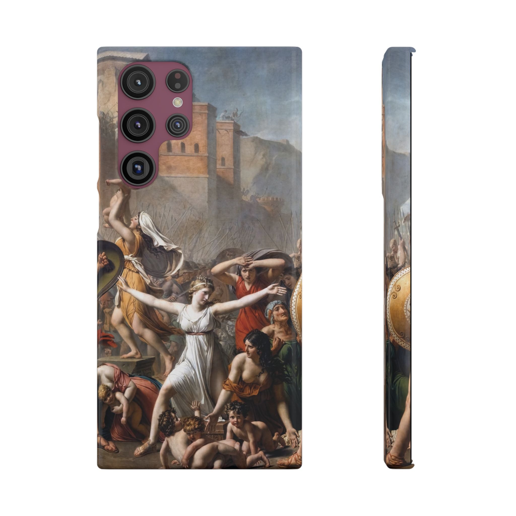 The Intervention of the Sabine Women by Jacques-Louis David - Samsung Slim Case