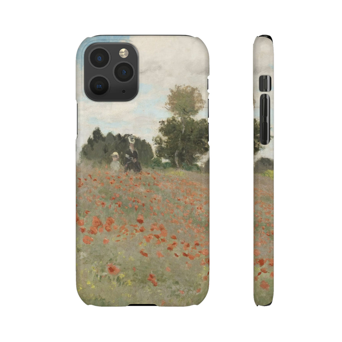 The Poppy Field by Claude Monet - iPhone Slim Case