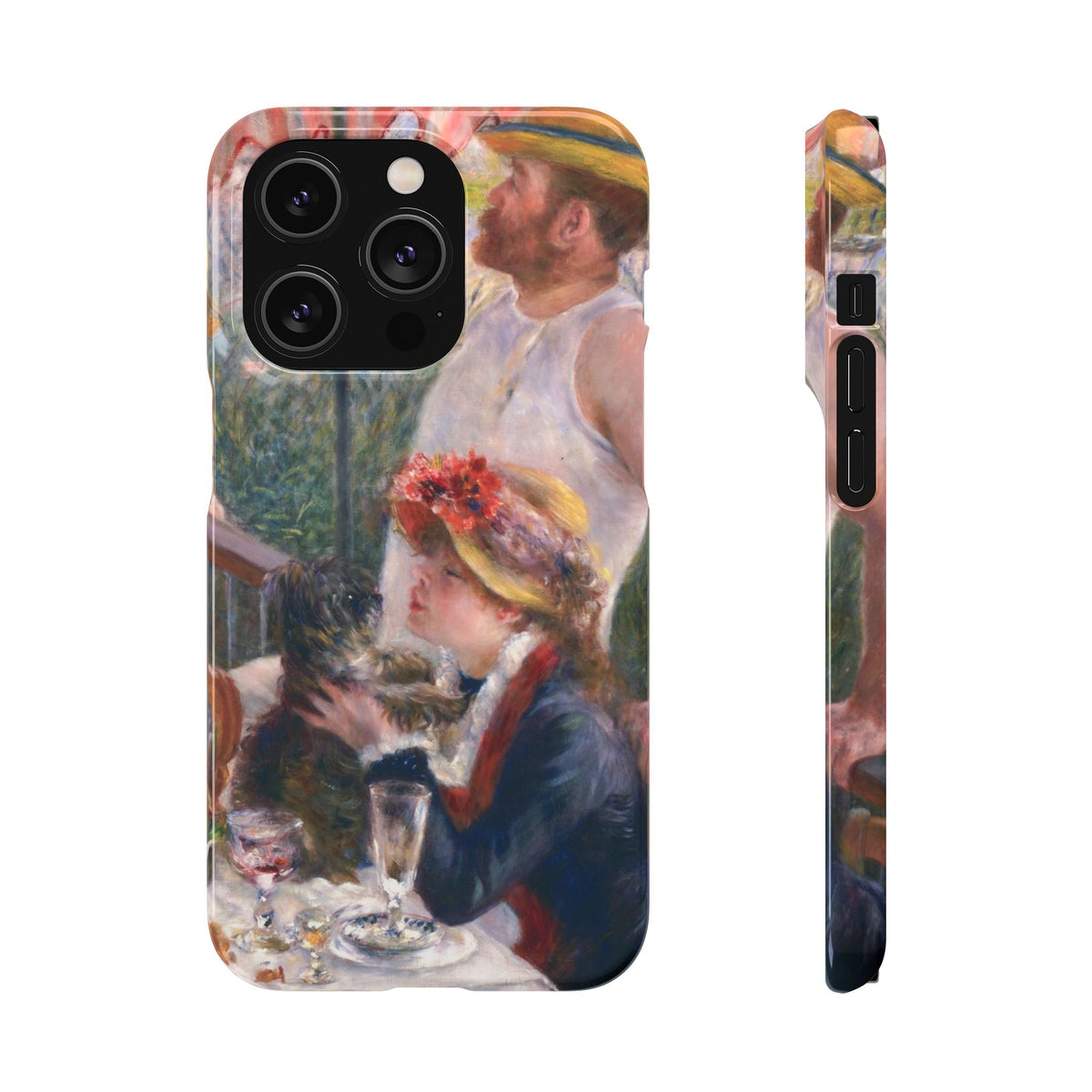Luncheon of the Boating Party by Pierre Auguste Renoir - iPhone Slim Case