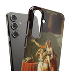 The Lictors Bring to Brutus the Bodies of His Sons II by Jacques-Louis David - Samsung Slim Case