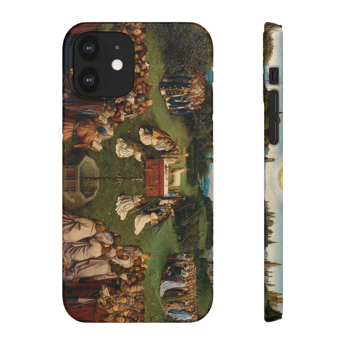 Adoration of the Lamb from the Ghent Altarpiece by Hubert van Eyck- iPhone Slim Case