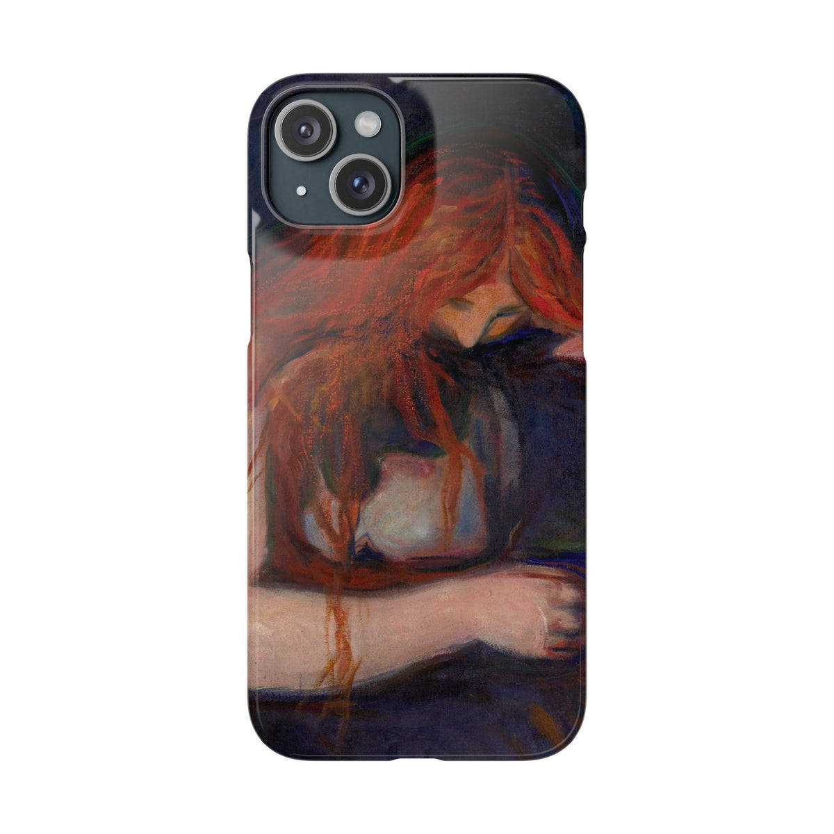 Vampire by Edvard Munch - iPhone Slim Case