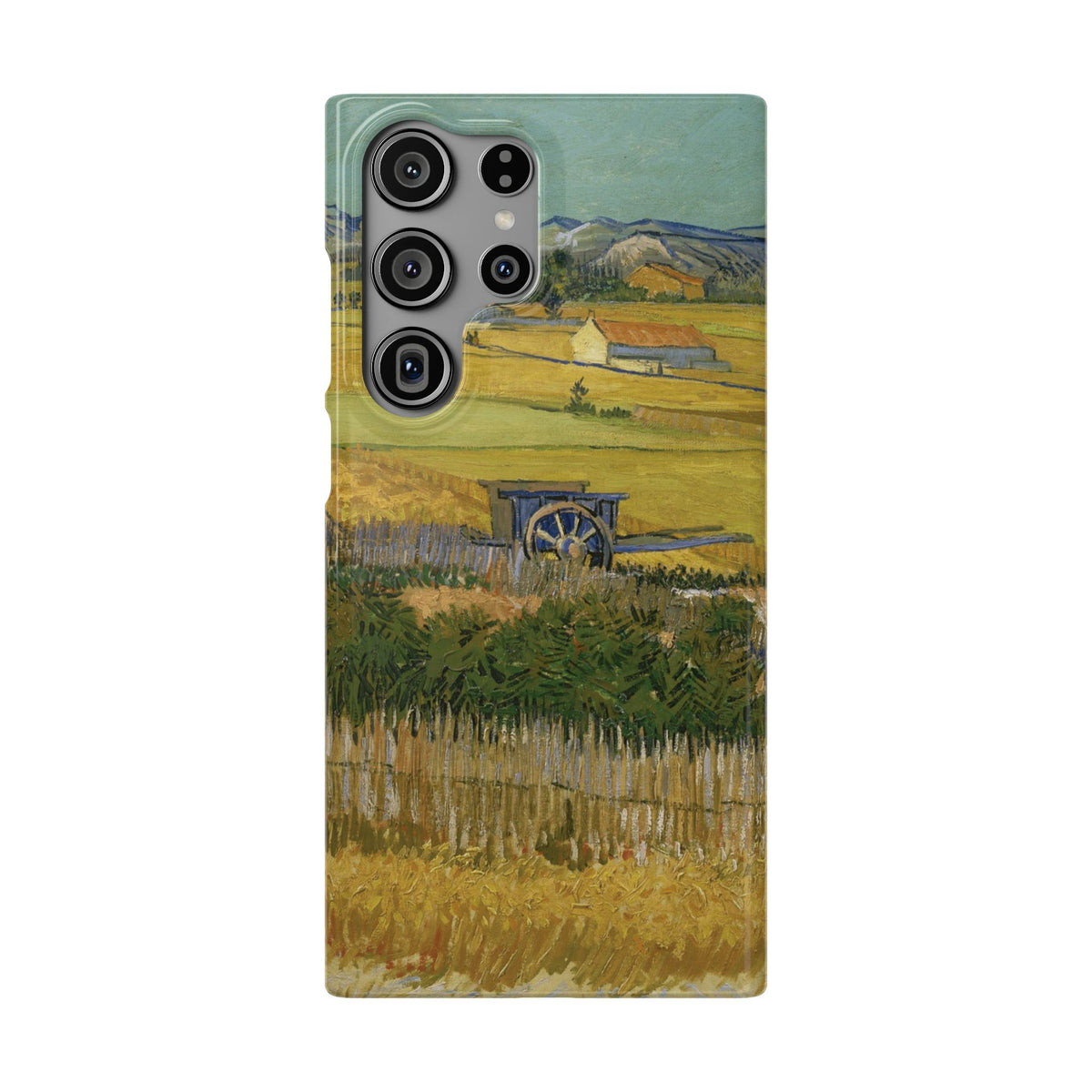 Harvest at La Crau by Vincent van Gogh - Samsung Slim Case