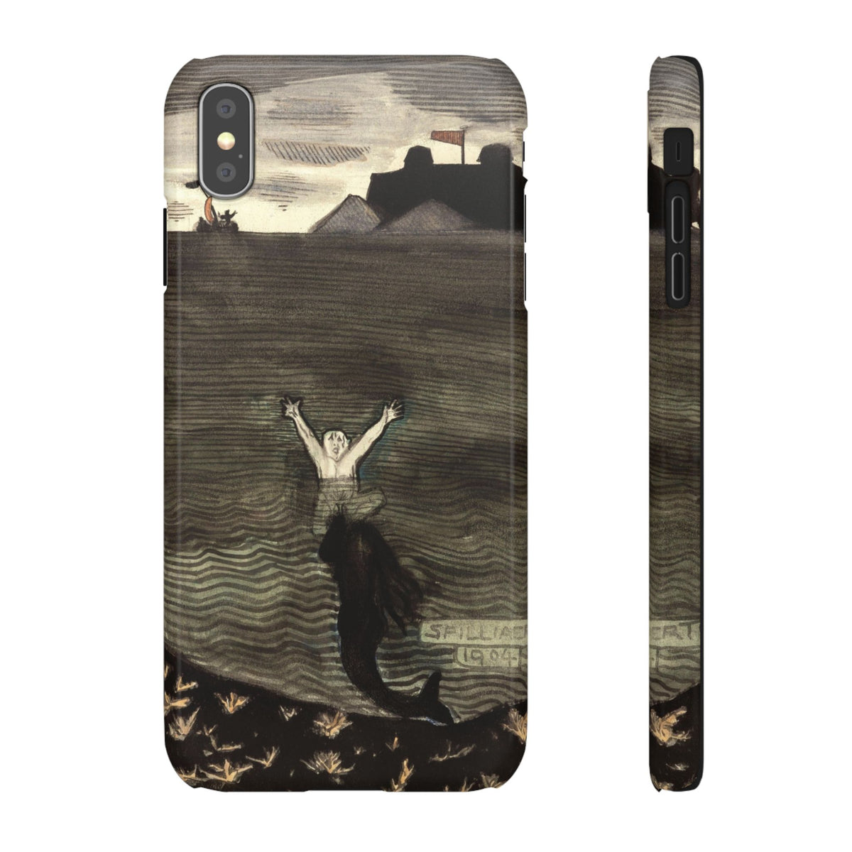 The Call of the Mermaid The Drowning by Leon Spilliaert - iPhone Slim Case