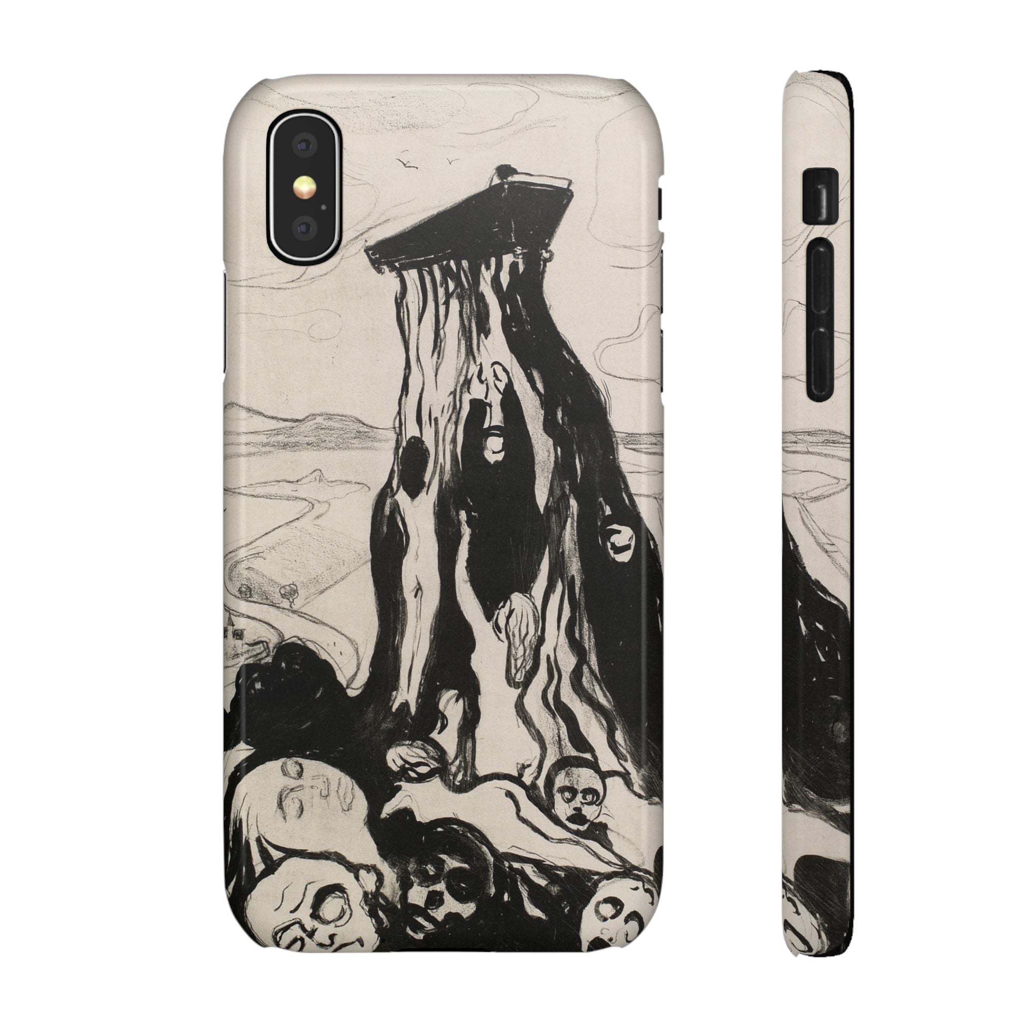 Funeral March by Edvard Munch - iPhone Slim Case