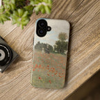 The Poppy Field by Claude Monet - iPhone Tough Case