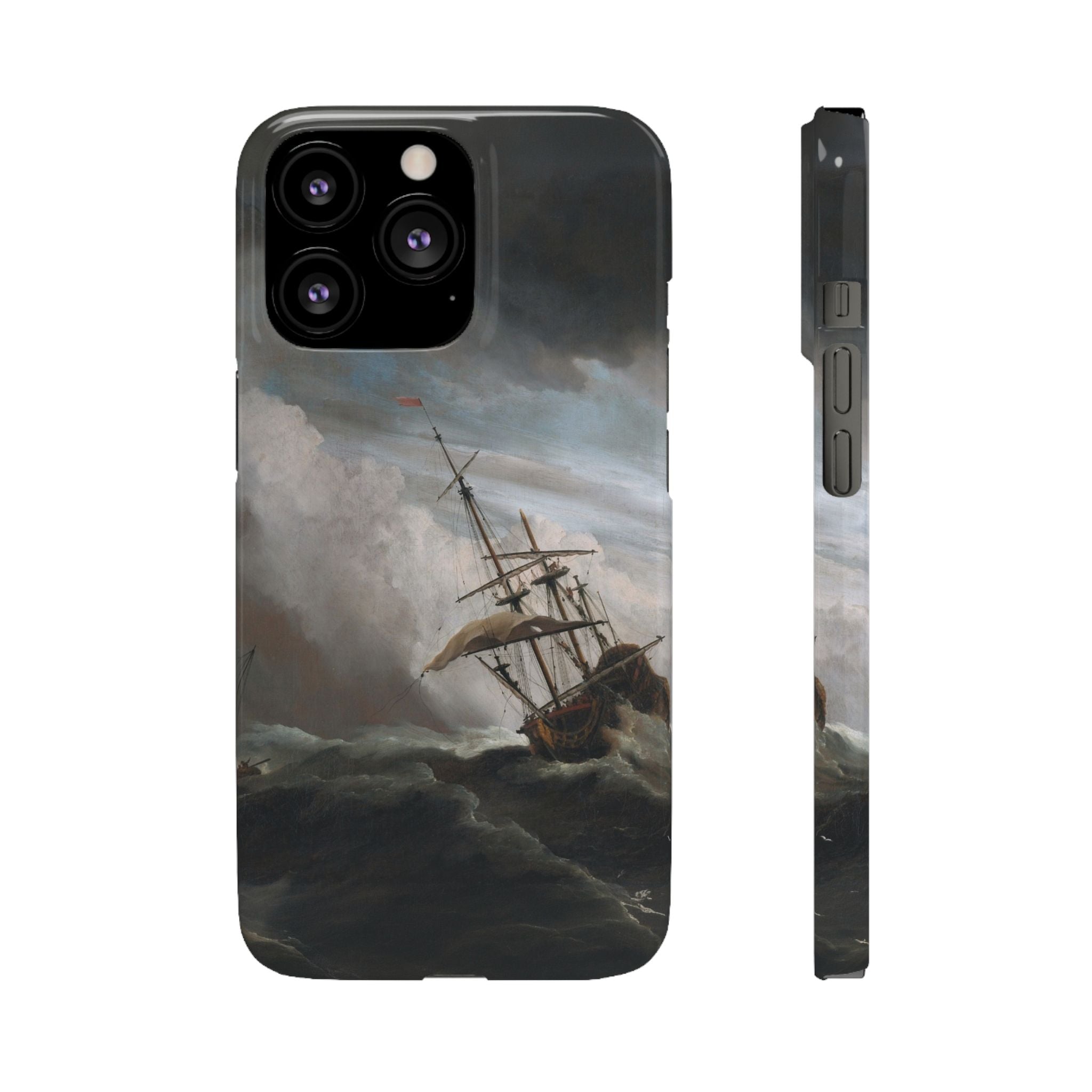 The Gust by Willem van de Velde - iPhone Slim Case