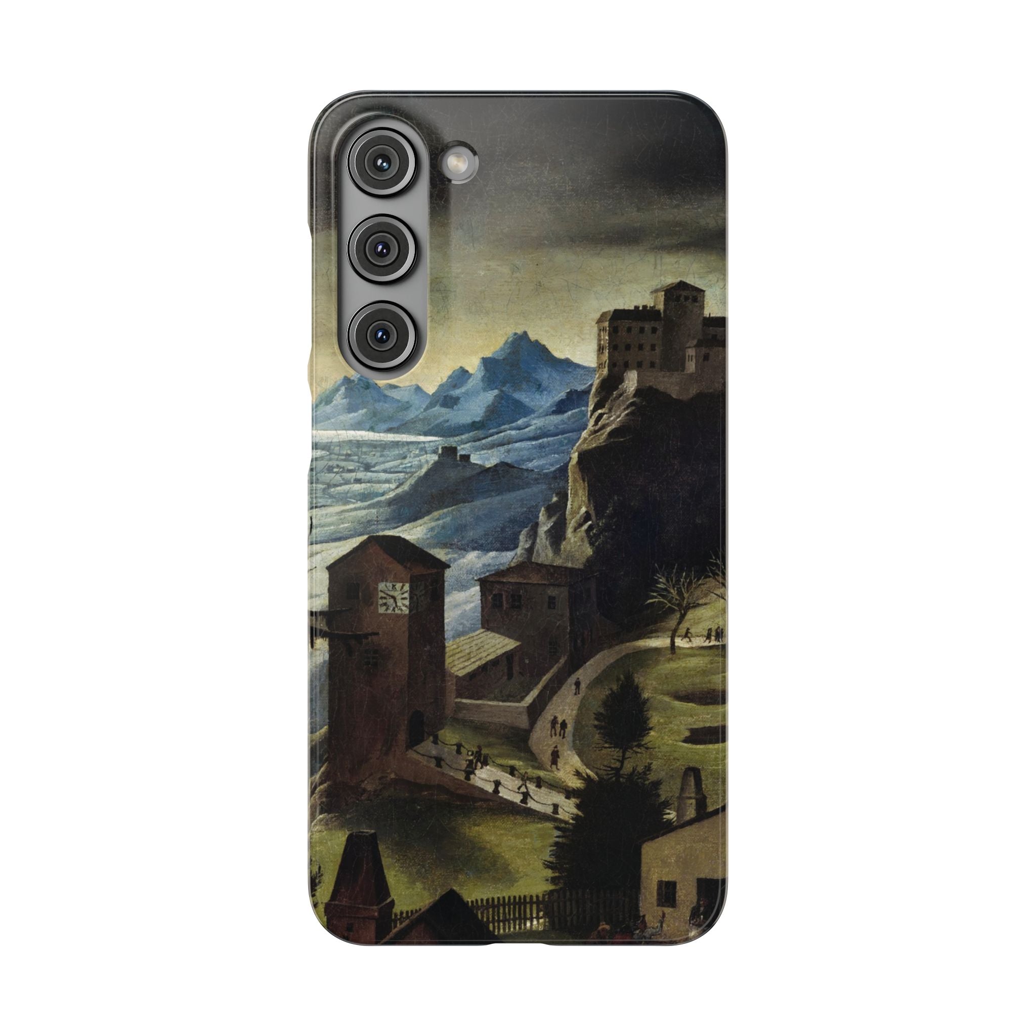 Landschaft mit Burg by Franz Sedlacek - Samsung Slim Case