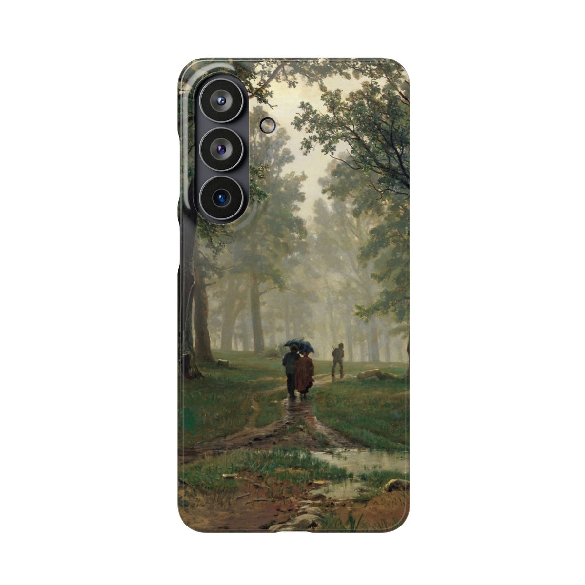 Rain in an Oak Forest by Ivan Ivanovich Shishkin - Samsung Slim Case