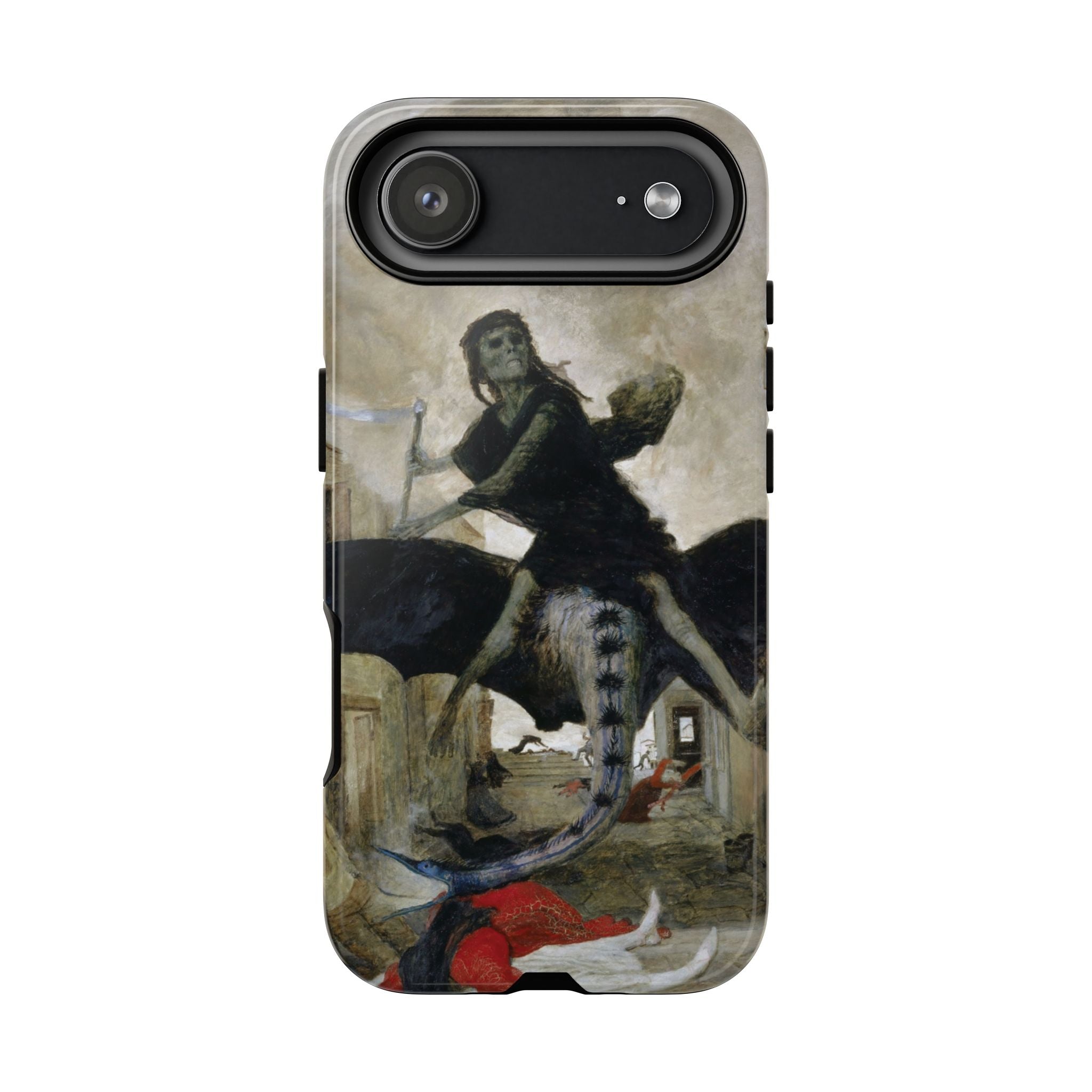 The Plague by Arnold Böcklin - iPhone Tough Case