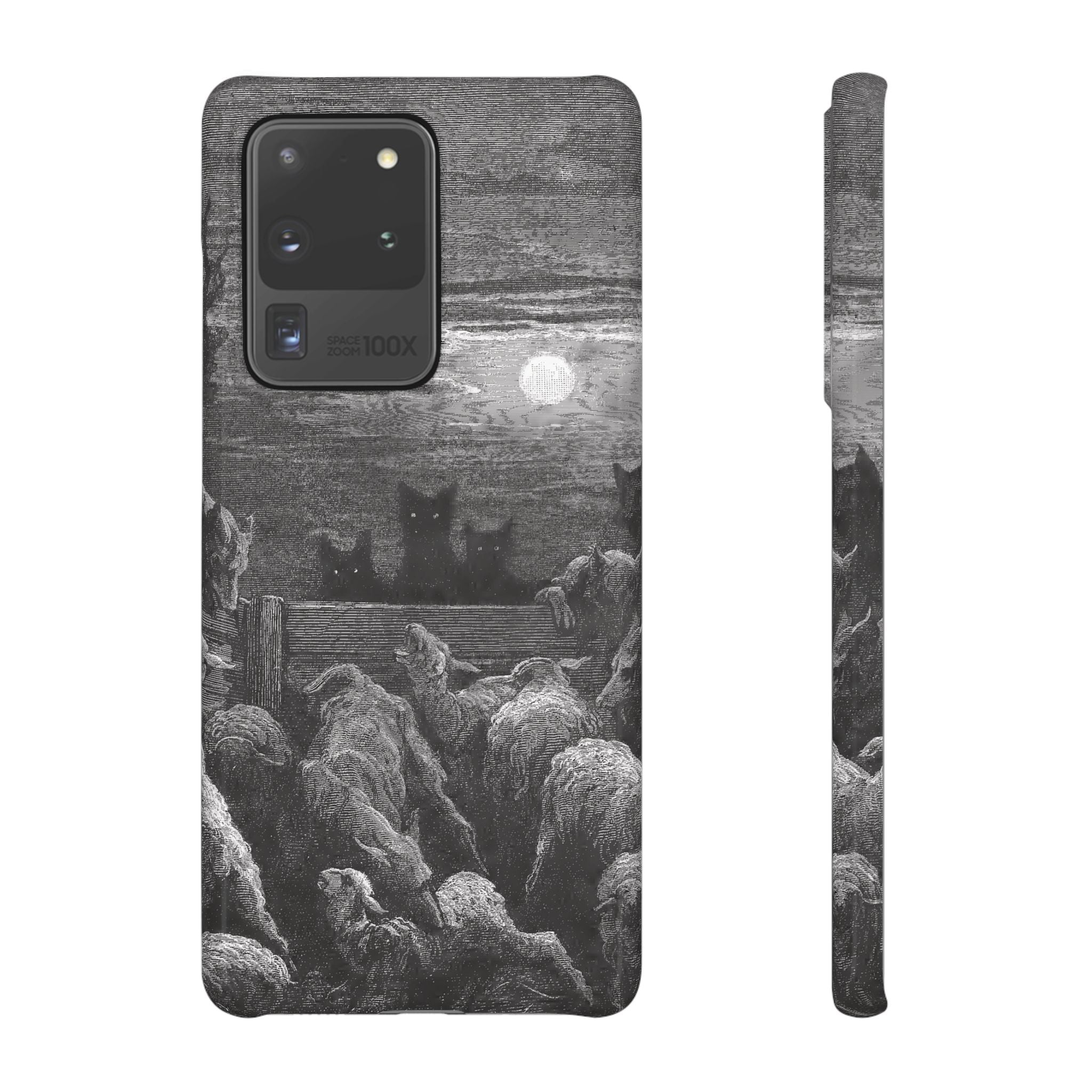 The Wolves and The Sheep by Gustave Dore - Samsung Slim Case