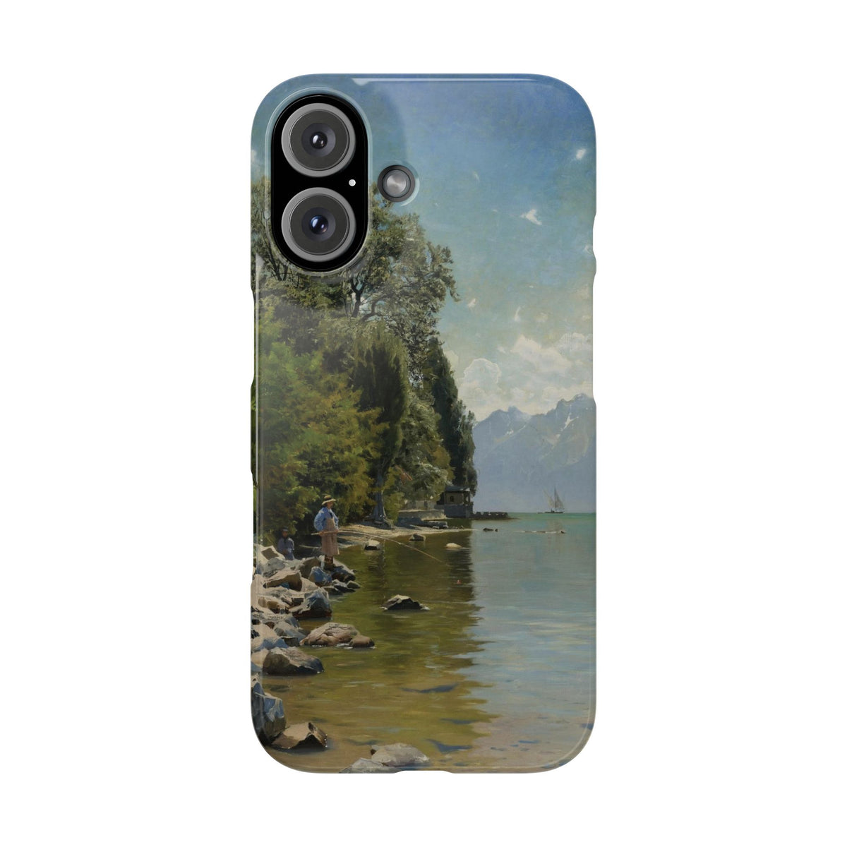 Lac Leman by Peder Mork Monsted - iPhone Slim Case