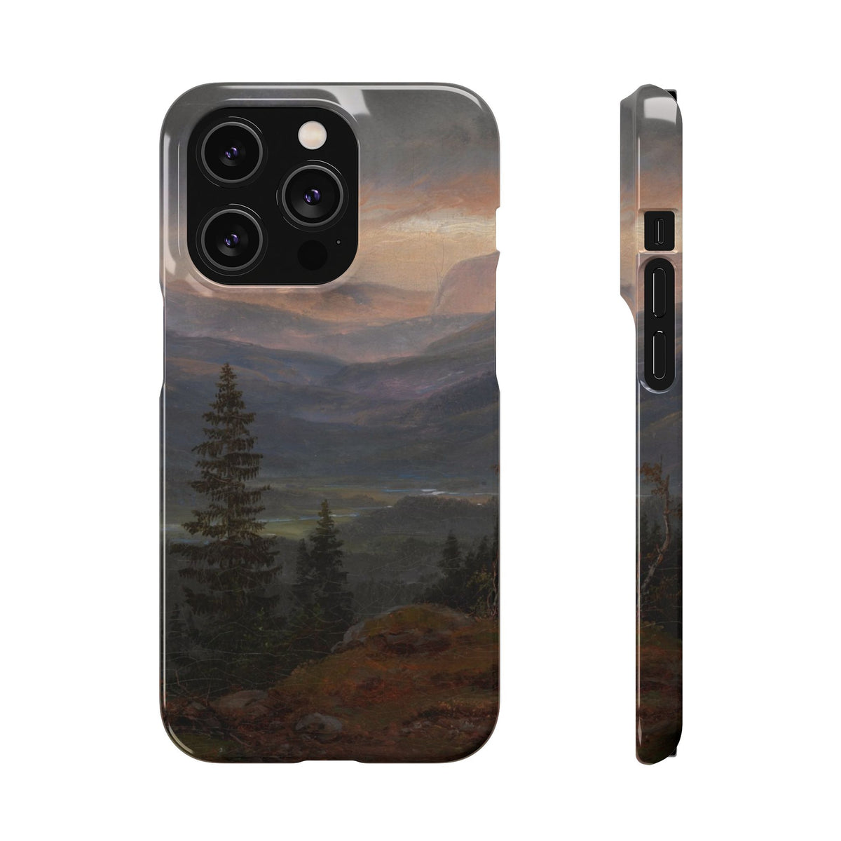 View over Hallingdal by Johan Dahl - iPhone Slim Case