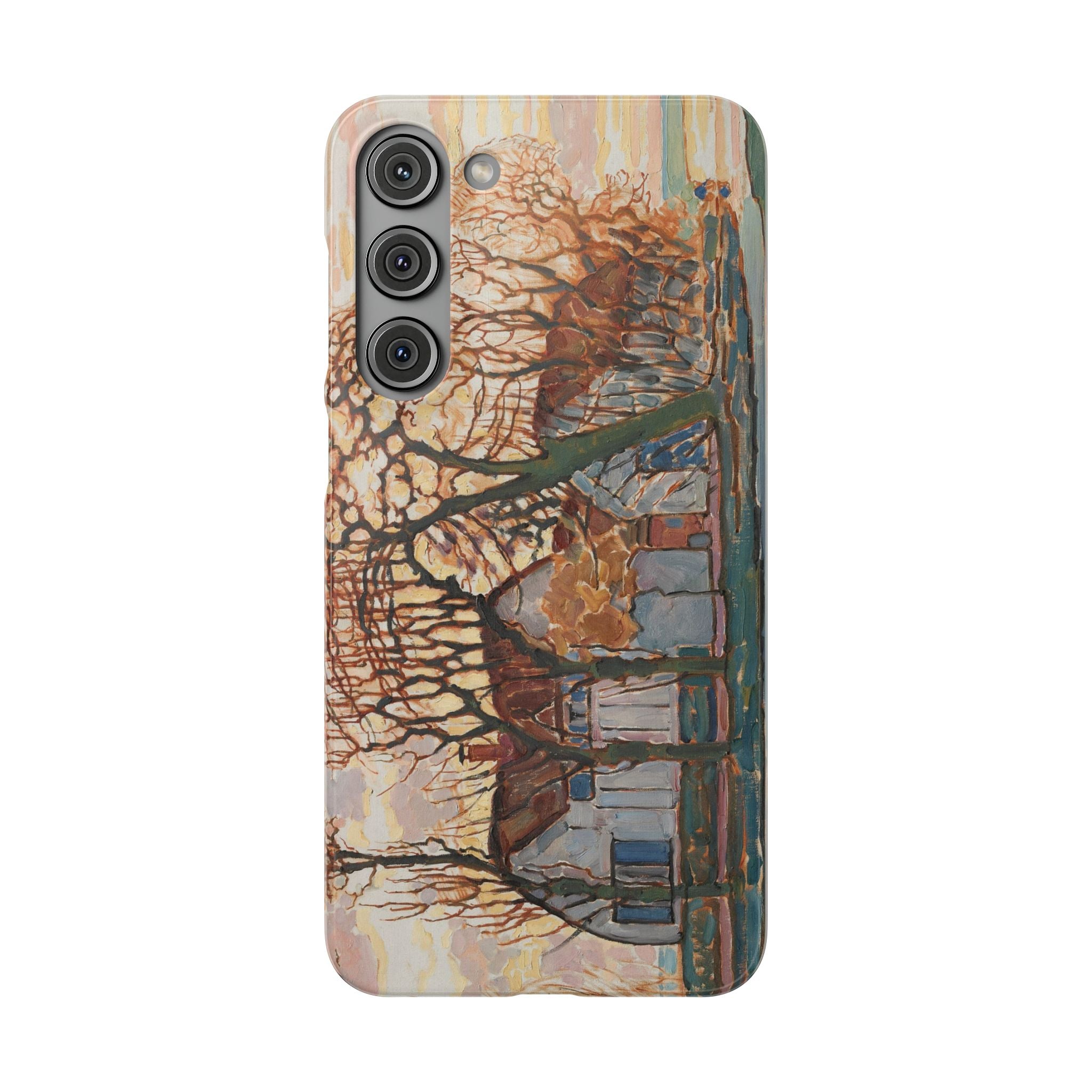 Farm near Duivendrecht by Piet Mondrian - Samsung Slim Case