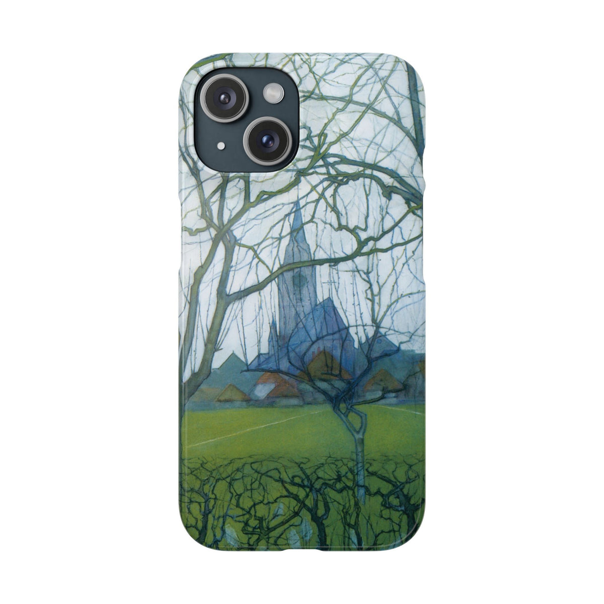 St Jacobs Church by Piet Mondrian - iPhone Slim Case