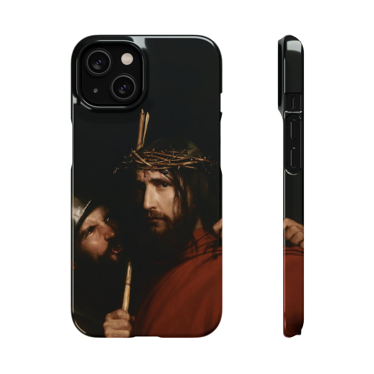 The Mocking of Christ by Carl Bloch - iPhone Slim Case
