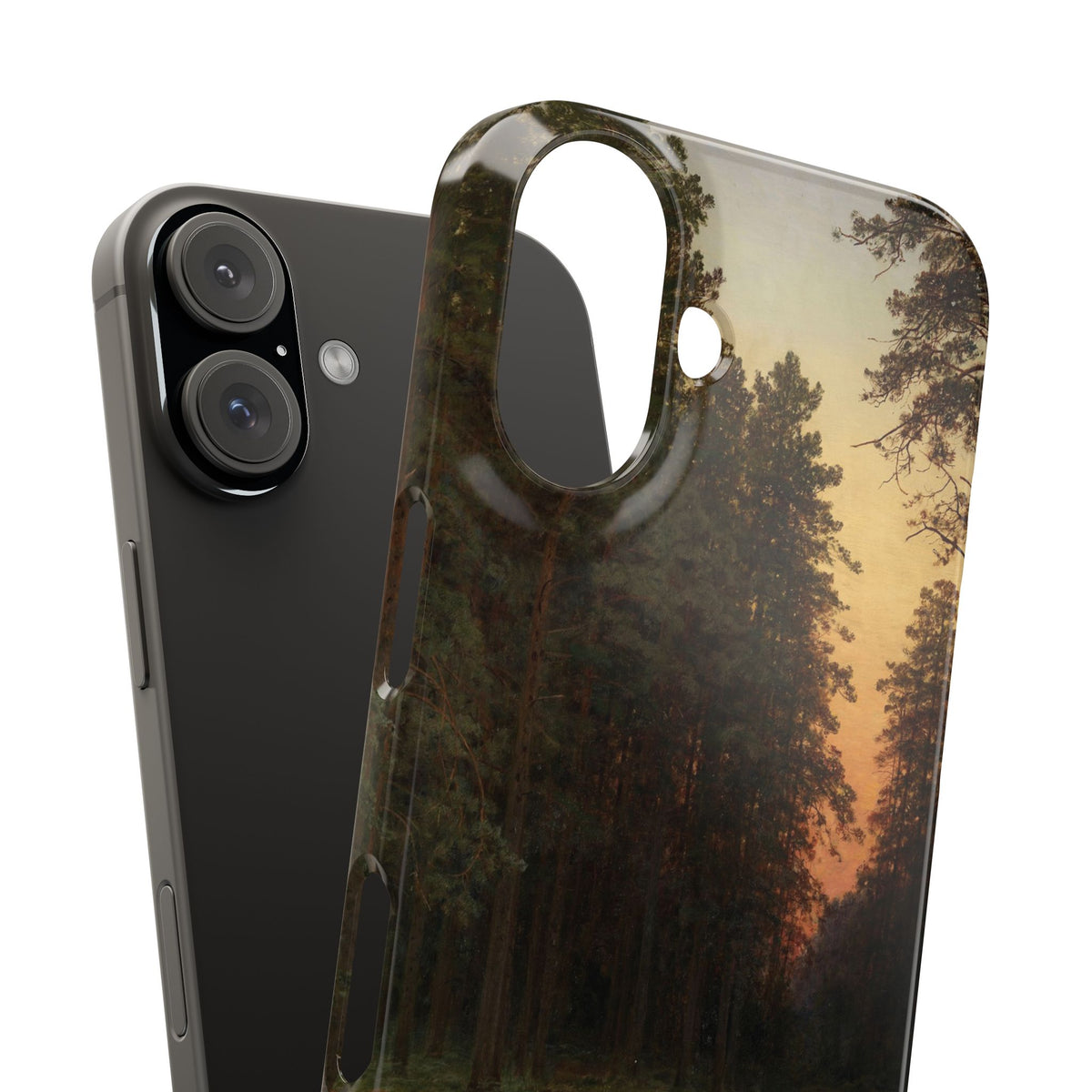 Evening Glow by Ivan Ivanovich Shishkin - iPhone Slim Case