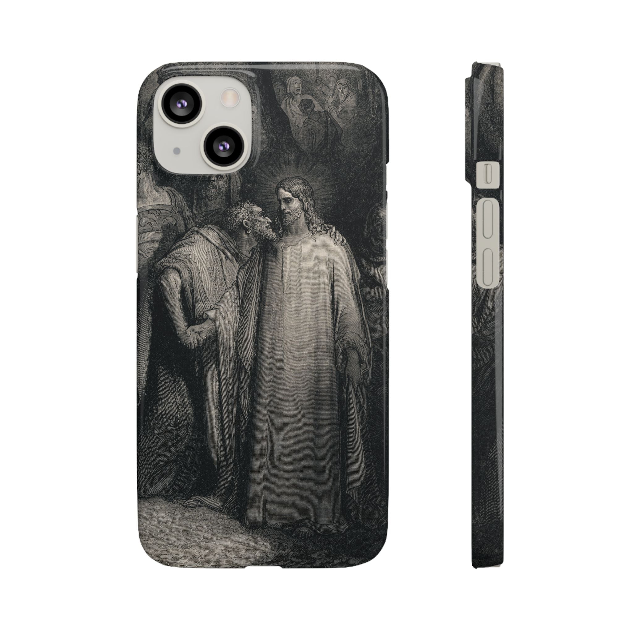 Plate CXLI “The Judas Kiss” by Gustave Doré - iPhone Slim Case