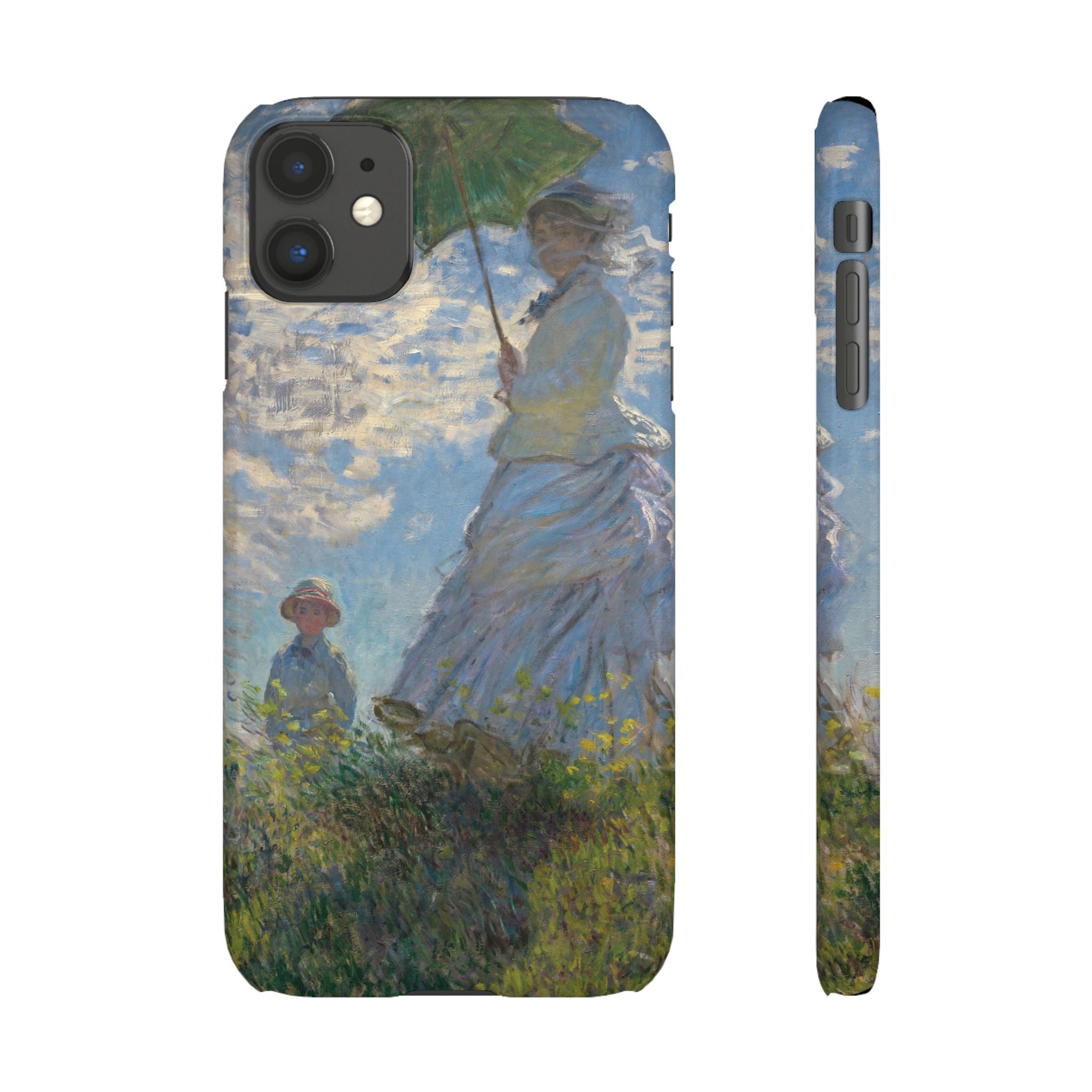 Madame Monet and Her Son by Claude Monet - iPhone Slim Case