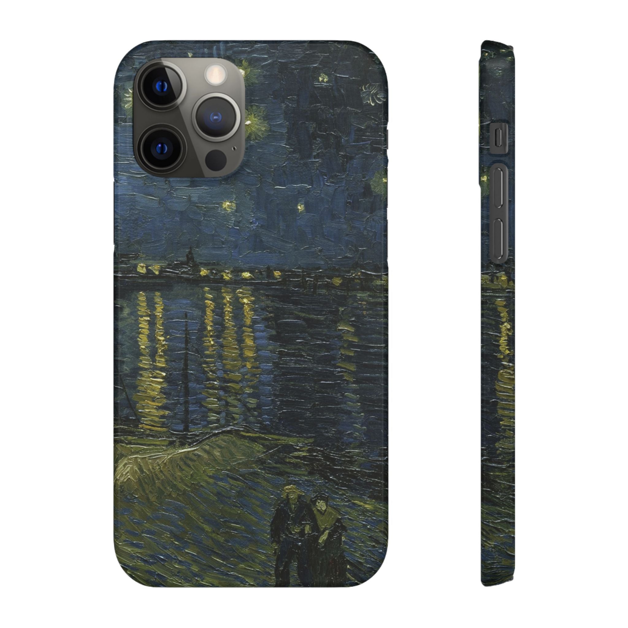 Starry Night  Over the Rhône by Van Gogh - iPhone Slim Case