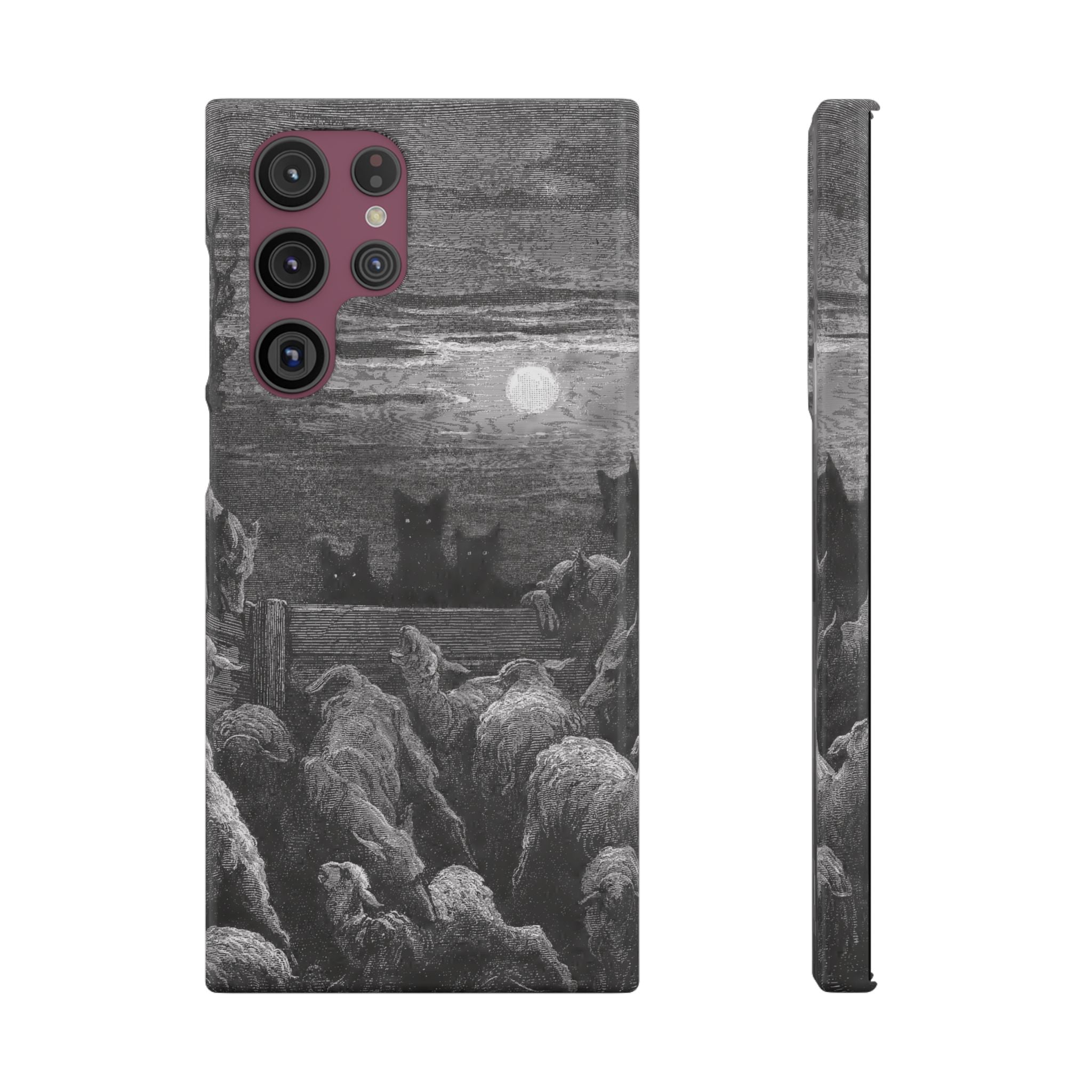 The Wolves and The Sheep by Gustave Dore - Samsung Slim Case