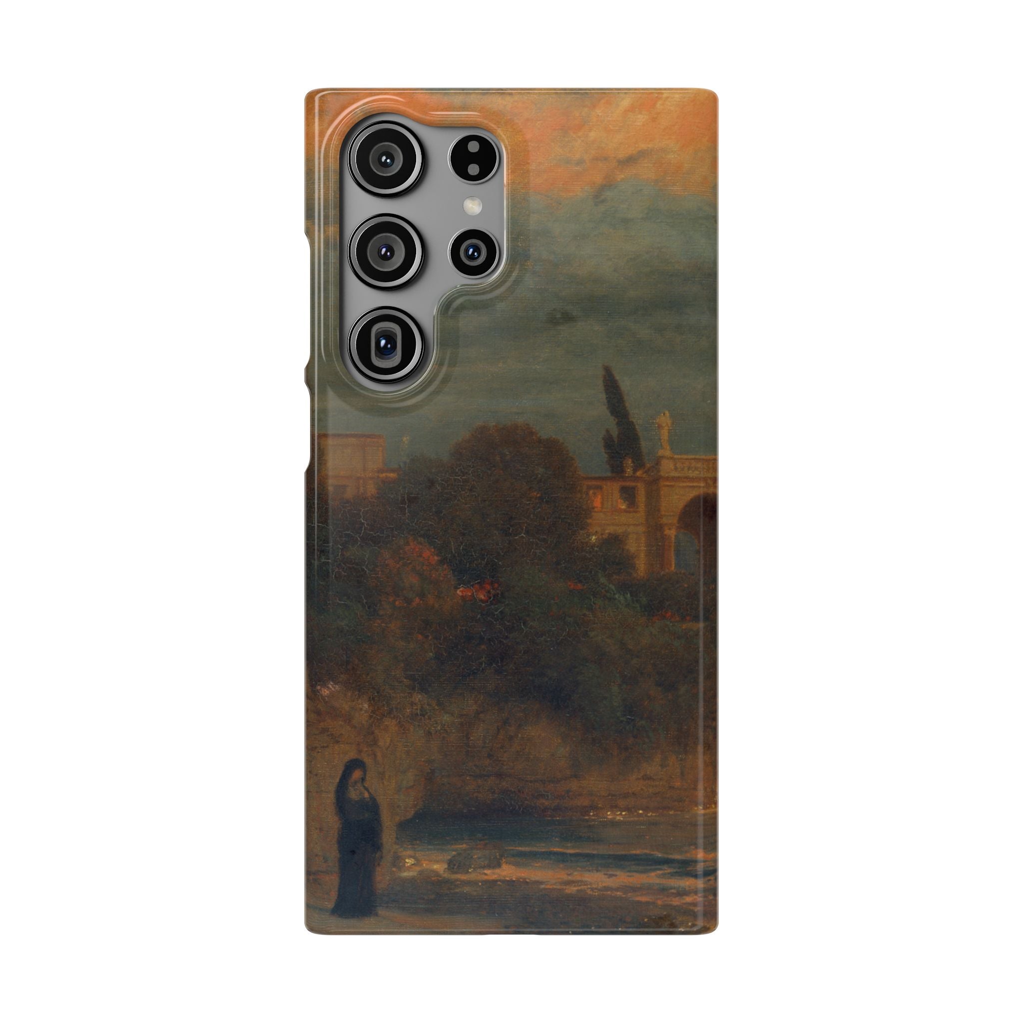 Villa by the Sea by Arnold Böcklin - Samsung Slim Case