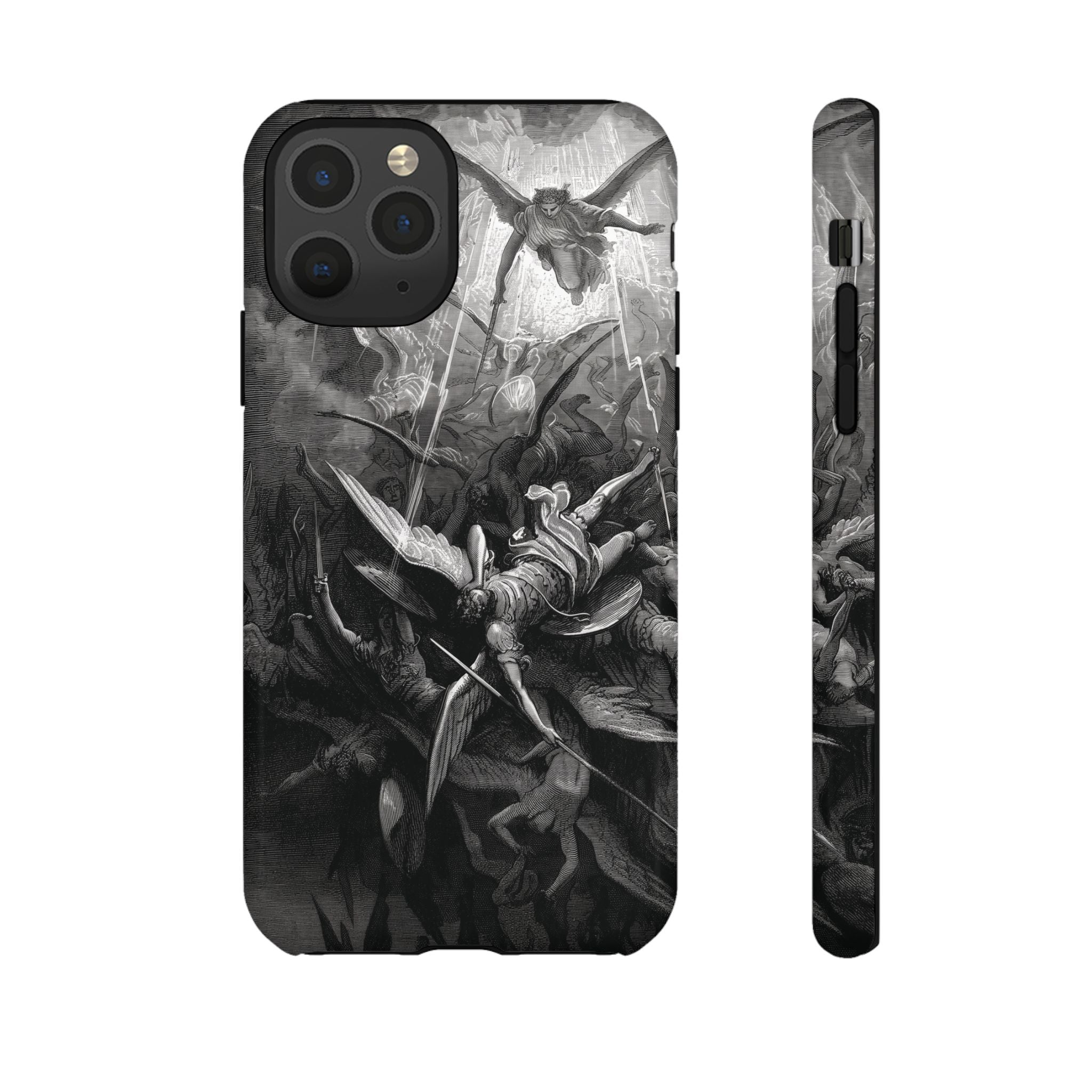 Paradise Lost | The Battle in Heaven by Gustave Doré - iPhone Tough Case