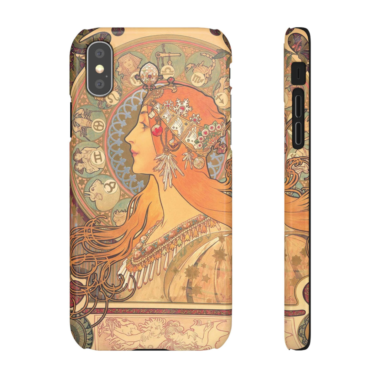 Zodiac by Alphonse Mucha - iPhone Slim Case