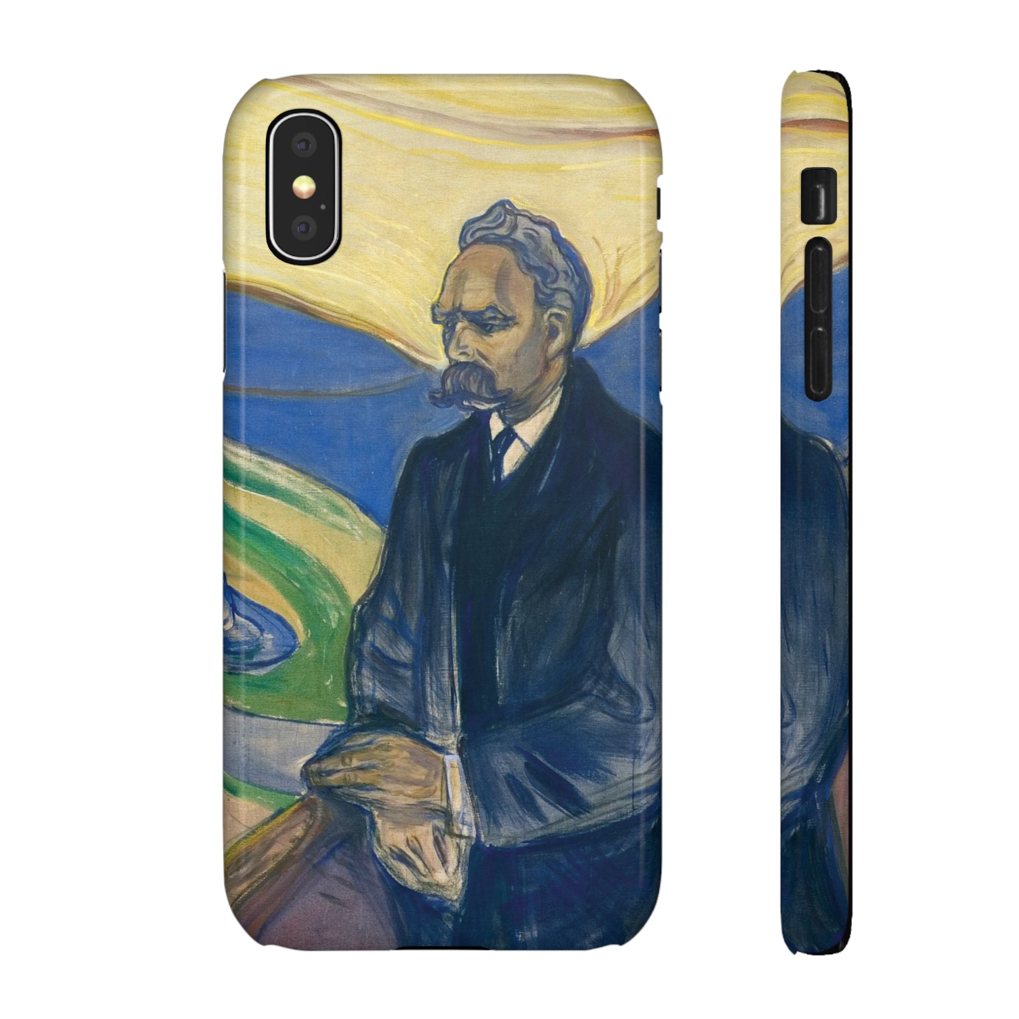 Portrait of Friedrich Nietzsche by Edvard Munch - iPhone Slim Case