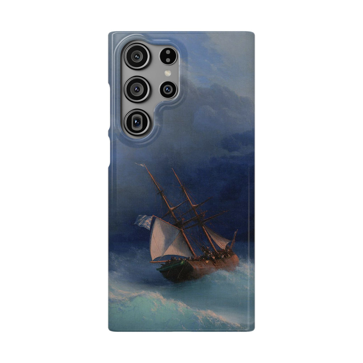 Along the Coast by Ivan Aivazovsky - Samsung Slim Case
