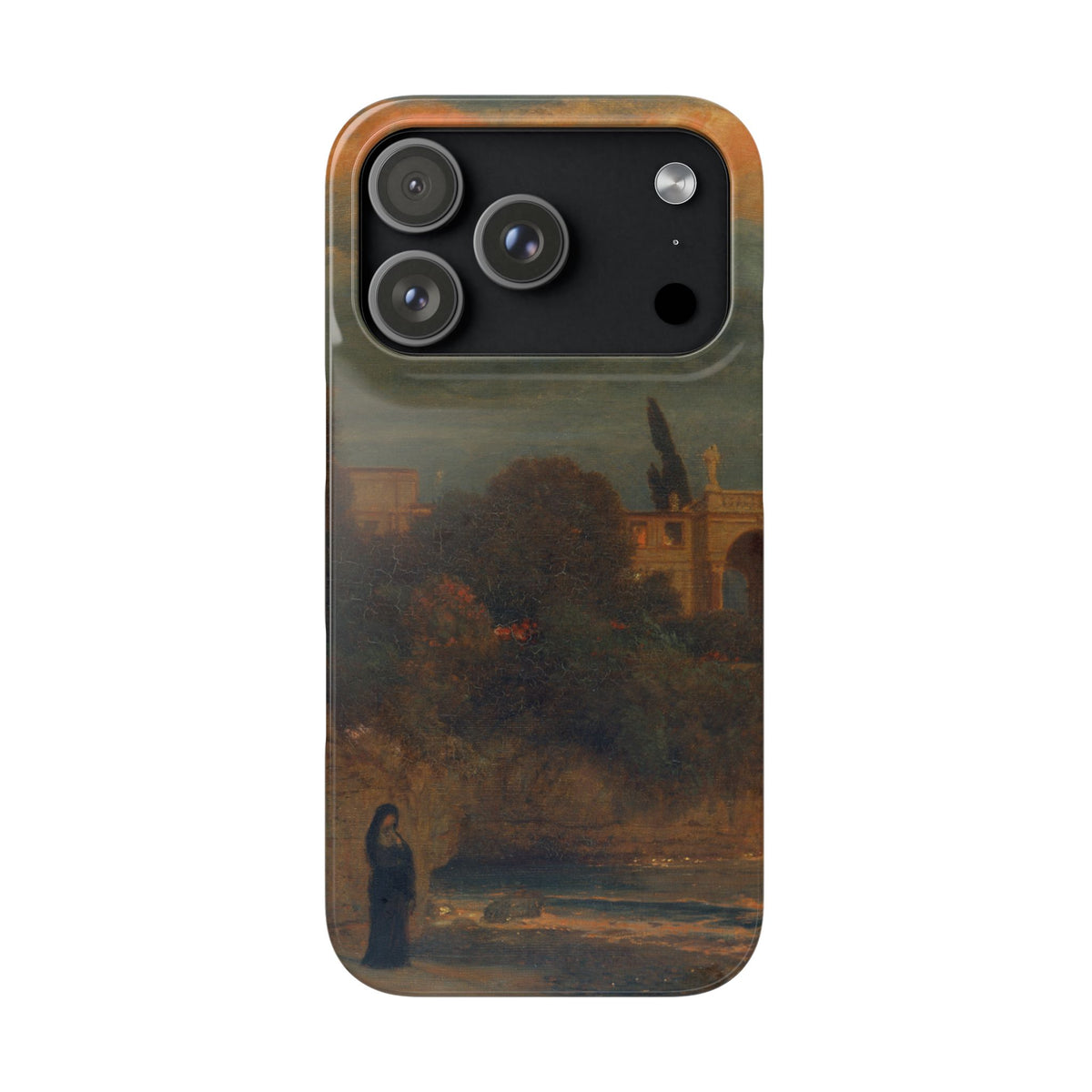 Villa by the Sea by Arnold Böcklin - iPhone Slim Case