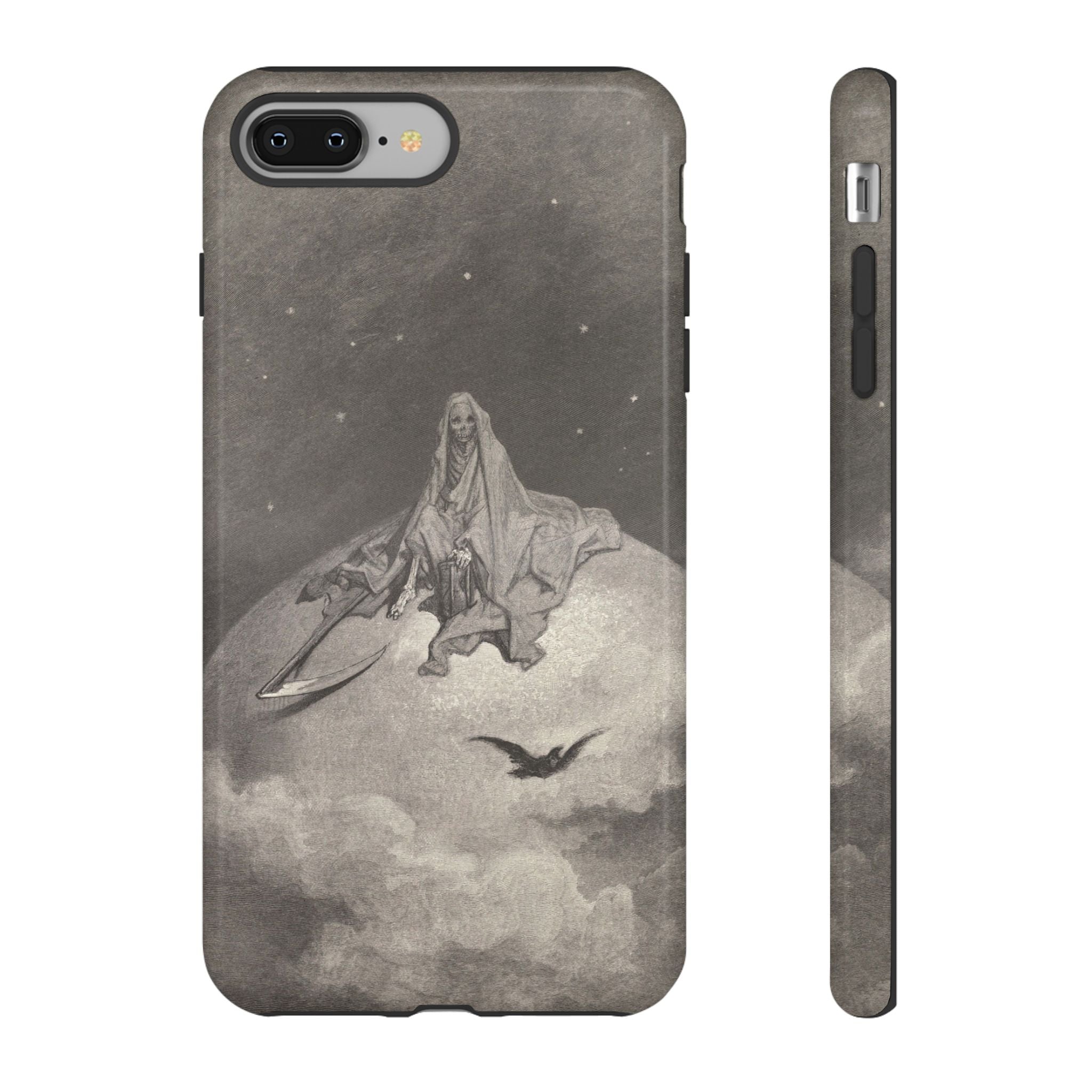 Doubting, dreaming dreams no mortal ever dared to dream before by Gustave Doré - iPhone Tough Case
