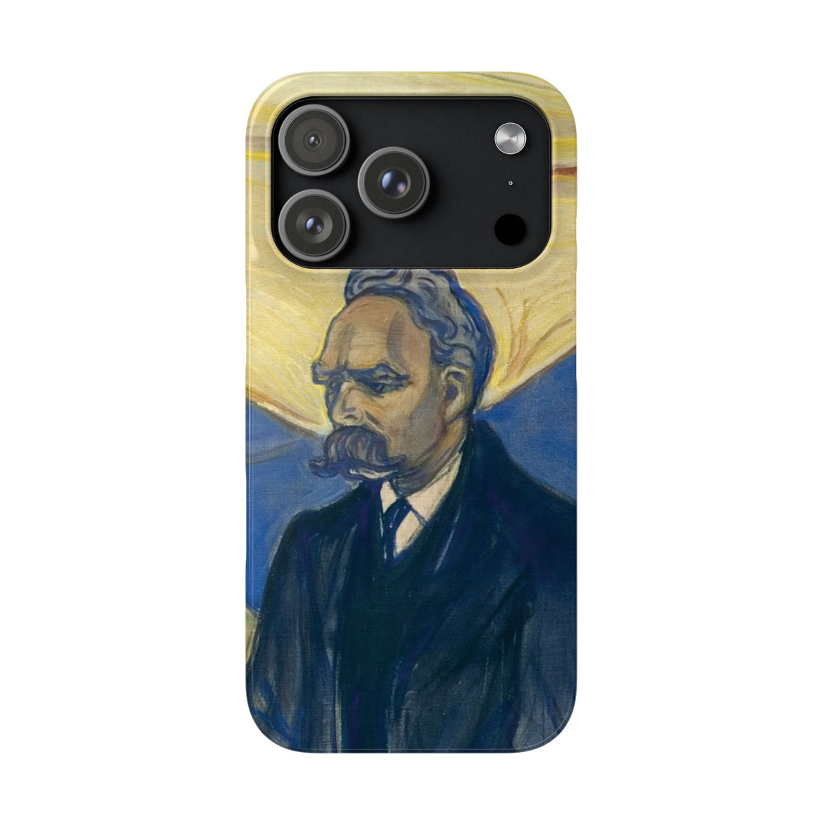 Portrait of Friedrich Nietzsche by Edvard Munch - iPhone Slim Case