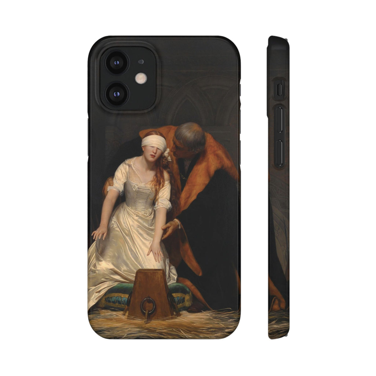 The Execution of Lady Jane Grey by Paul Delaroche - iPhone Slim Case