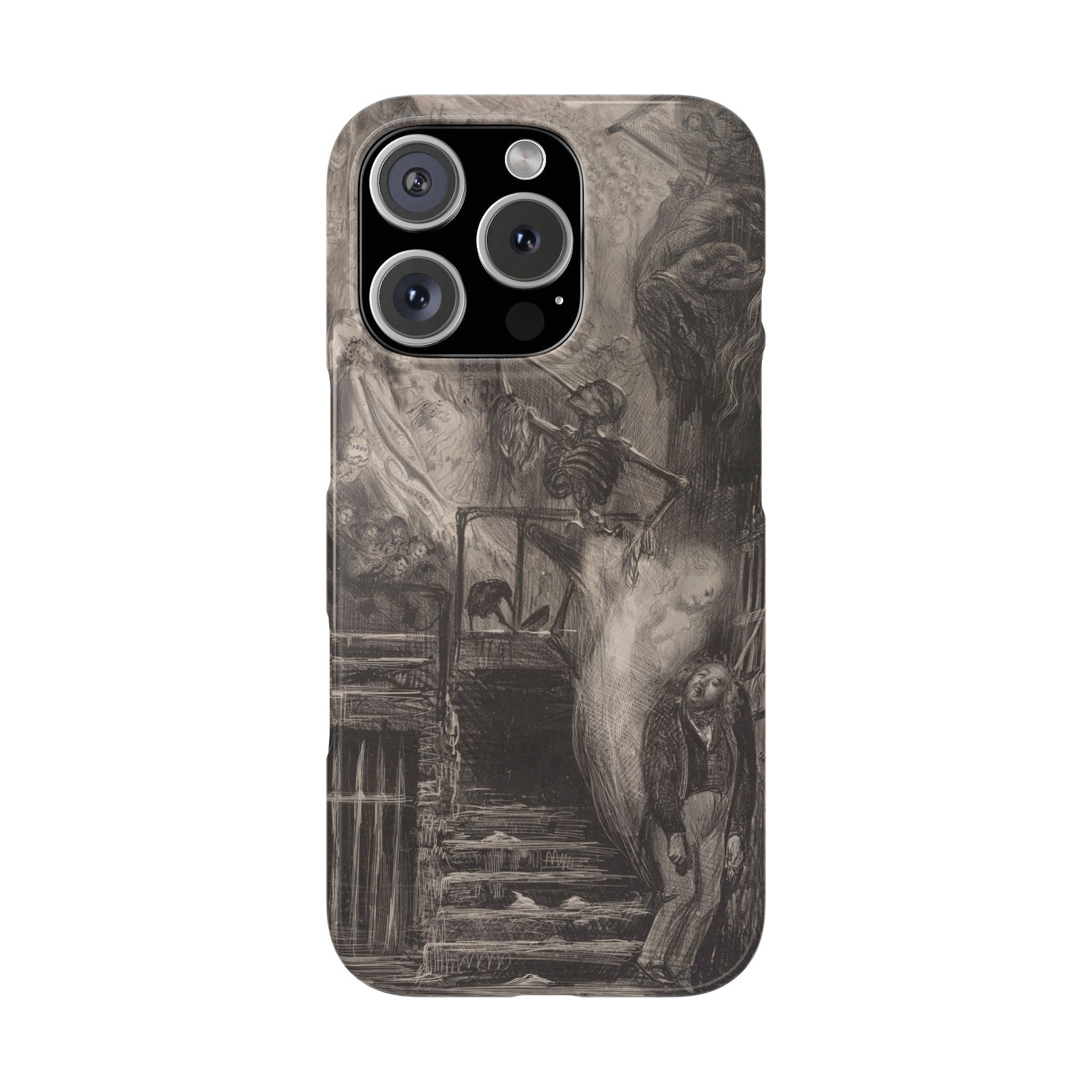 La Rue de la Vieille Lanterne by Gustave Doré - iPhone Slim Case