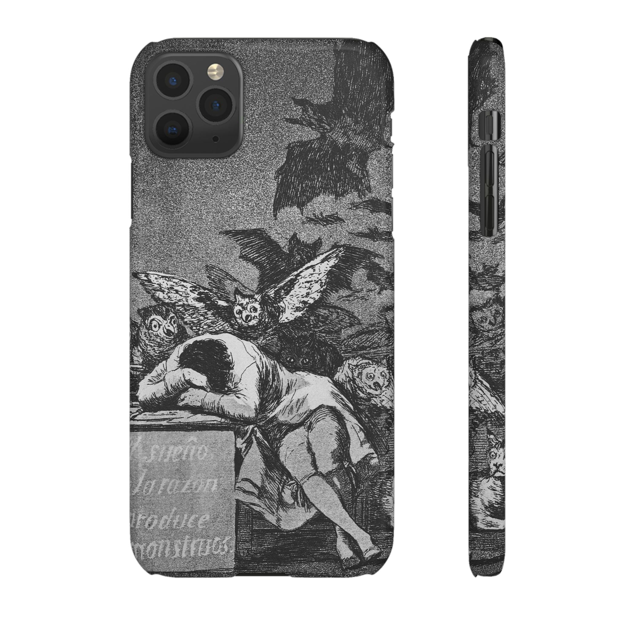 The Sleep of Reason Produces Monsters by Francisco Goya - iPhone Slim Case