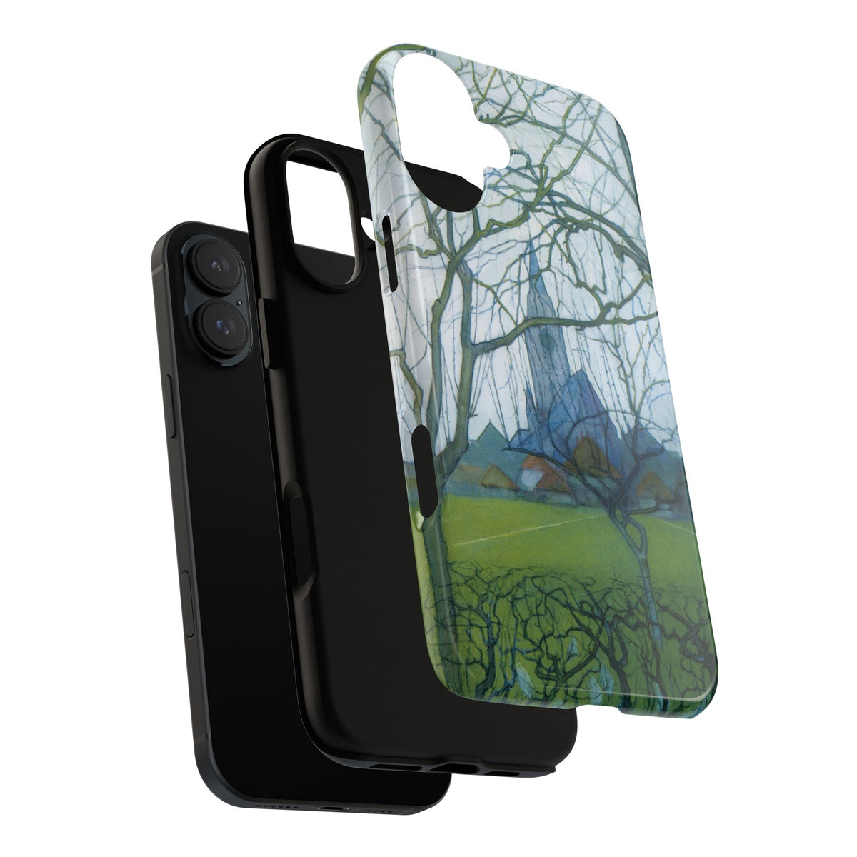 St Jacobs Church by Piet Mondrian - iPhone Tough Case