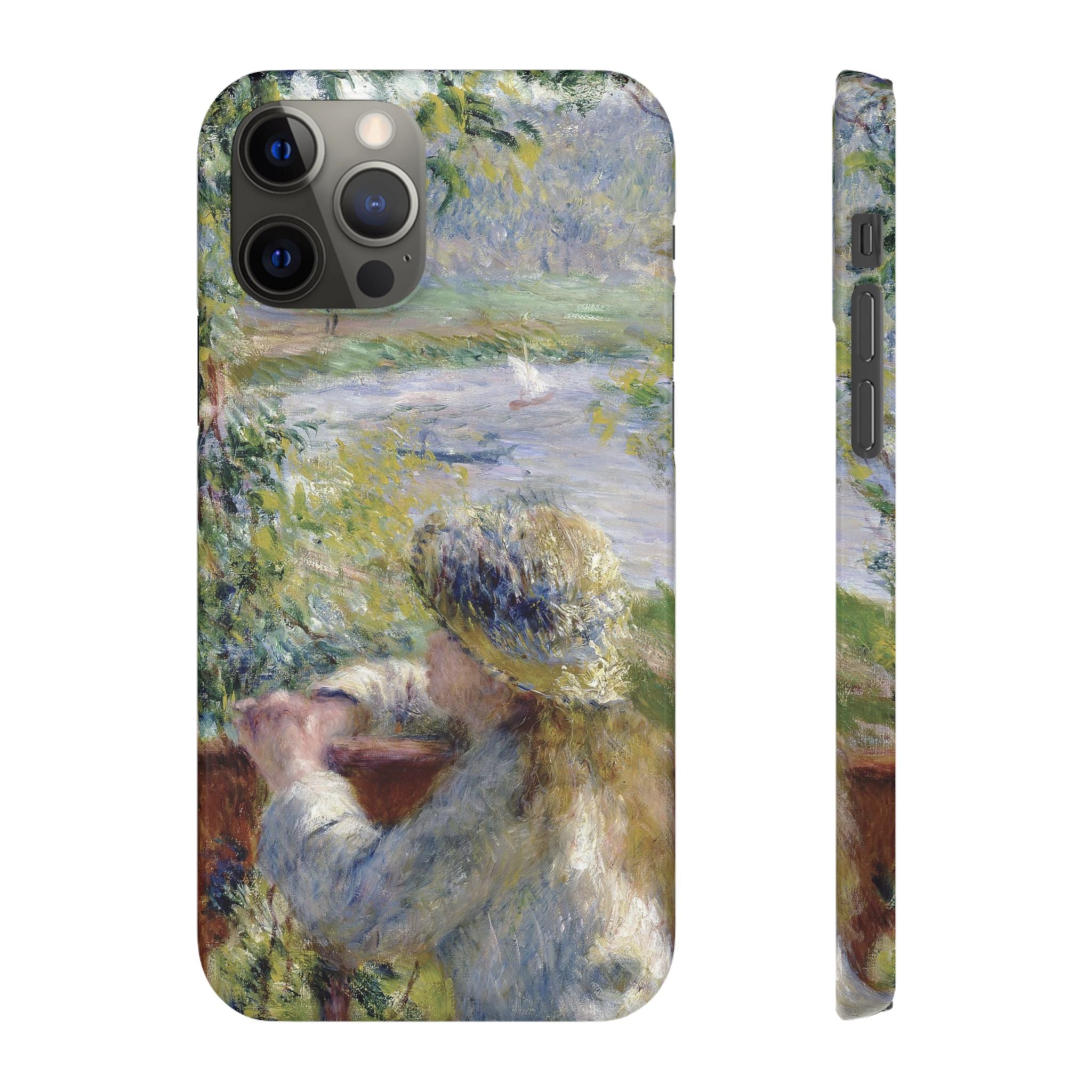 By the Water by Pierre Auguste Renoir - iPhone Slim Case