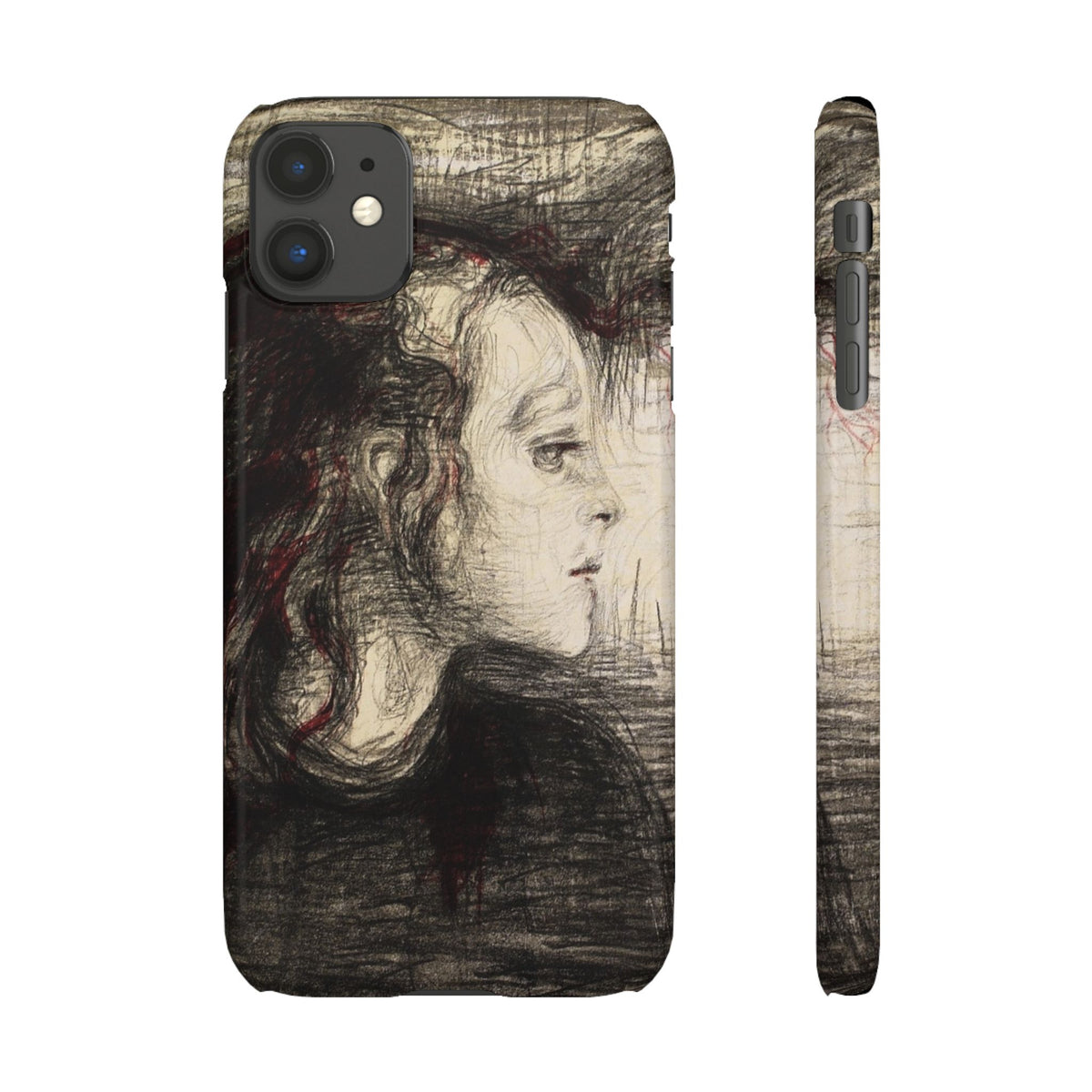 The Sick Child by Edvard Munch - iPhone Slim Case